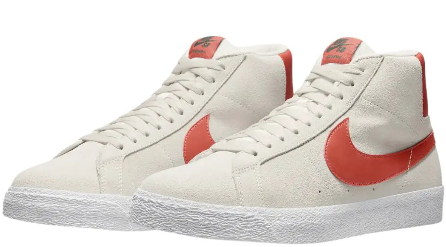 Nike SB Zoom Blazer Mid Skateboarding Shoes for Men - Phantom/Cosmic Clay White - Comfortable Mid-Top Sneakers for Streetwear & Skateboarding