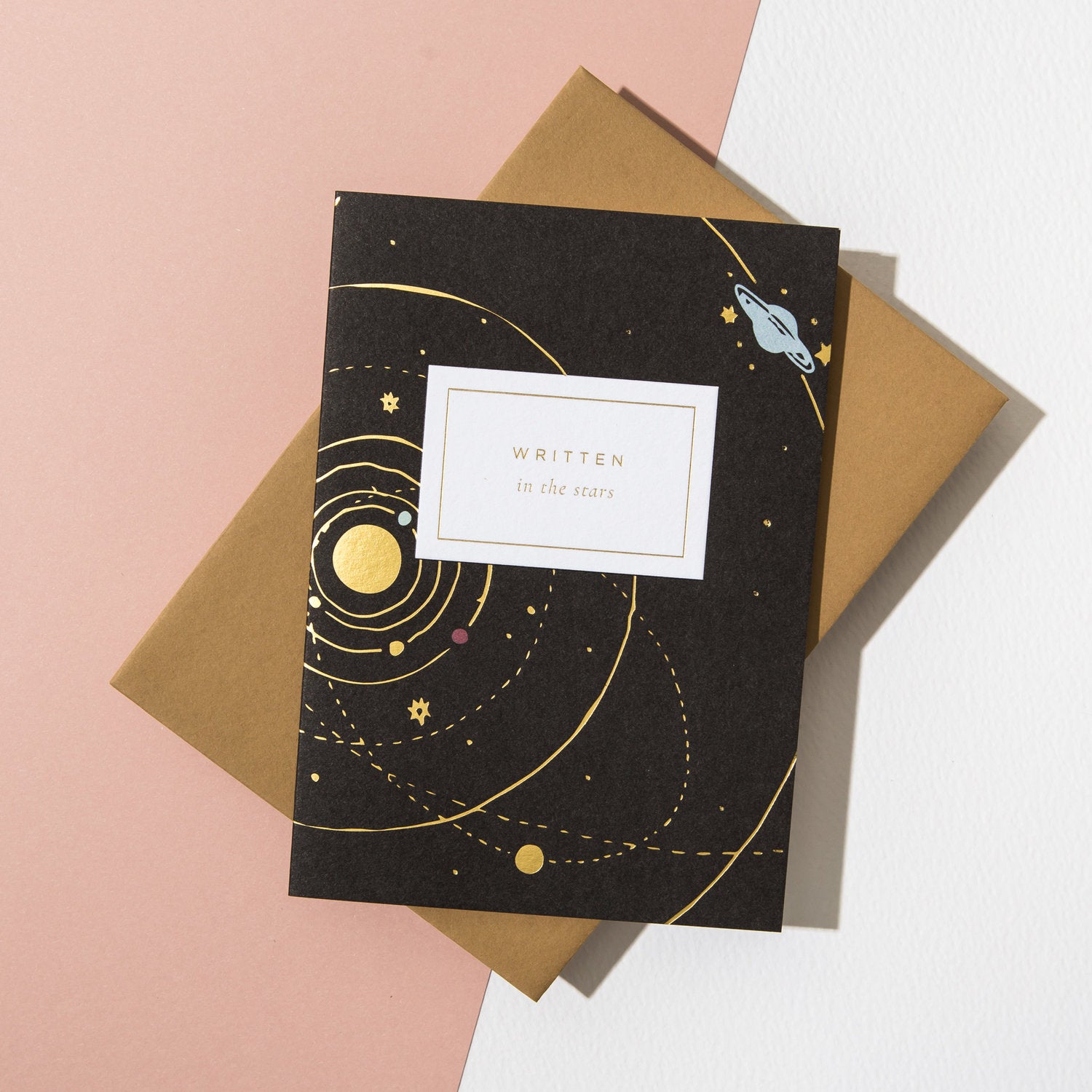 À L'aise Greeting Card - Written in the Stars | Elegant Celestial Design for Birthdays, Anniversaries & Special Occasions