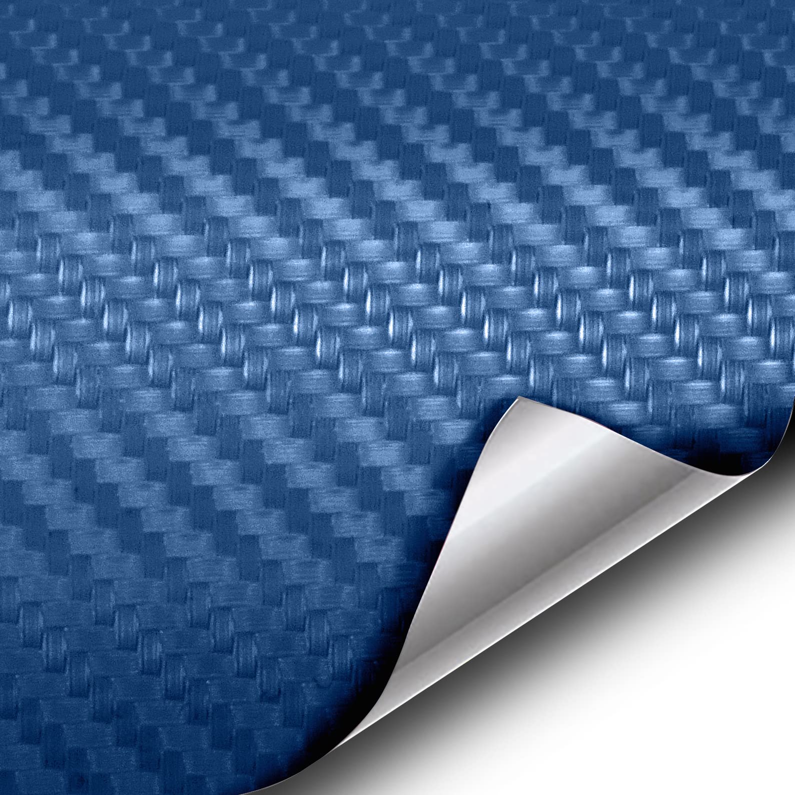 VViViD XPO Dry Navy Blue Carbon Fiber Vinyl Wrap Roll (50ft x 5ft) - Air Release Technology for Easy Installation | Perfect for Car, Motorcycle & Laptop Customization