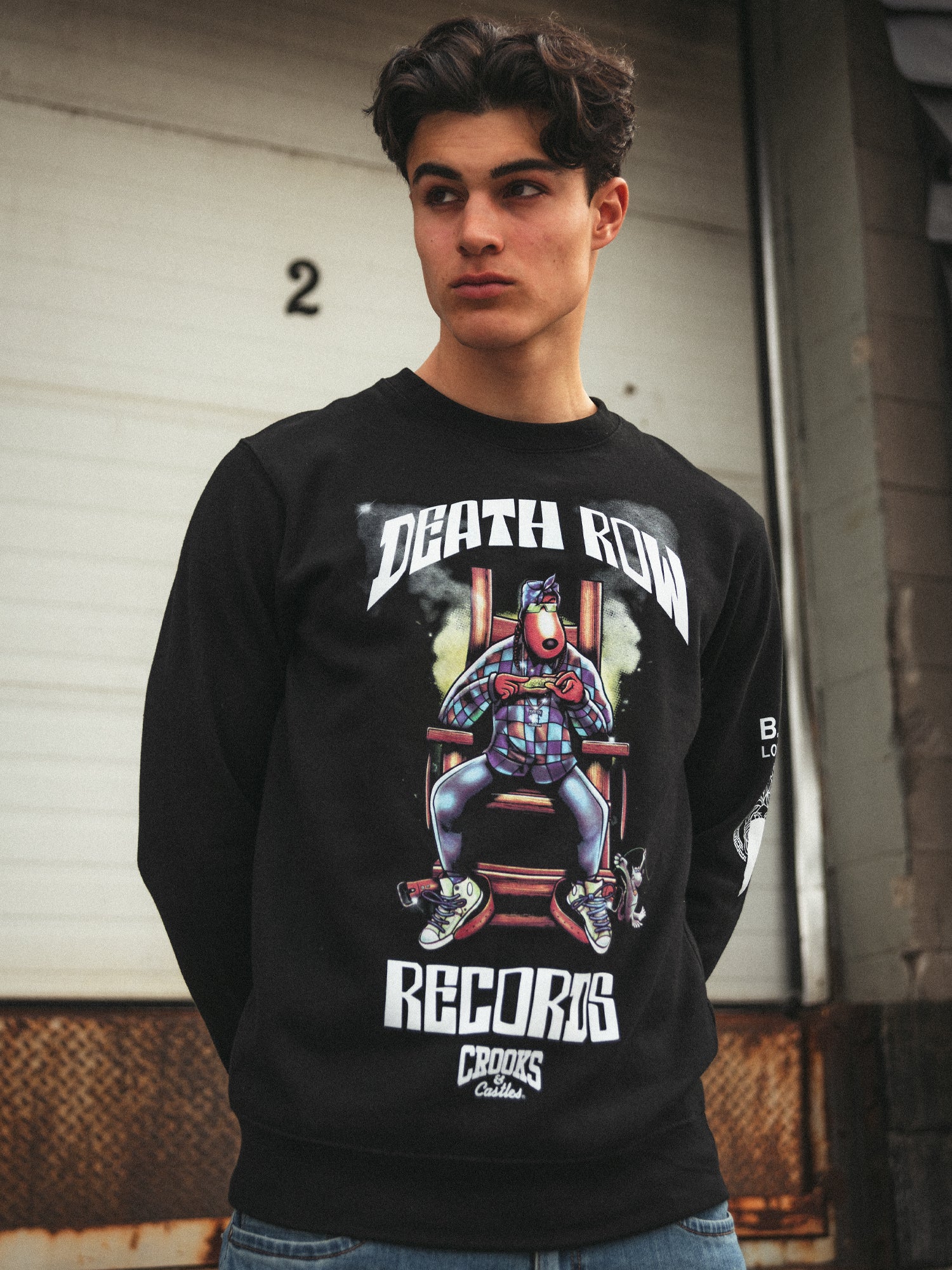 Crooks & Castles Snoop X Crooks Crew Neck Sweatshirt - Men's Streetwear Hoodie for Hip Hop Fashion | Perfect for Casual Wear, Concerts, and Urban Street Style