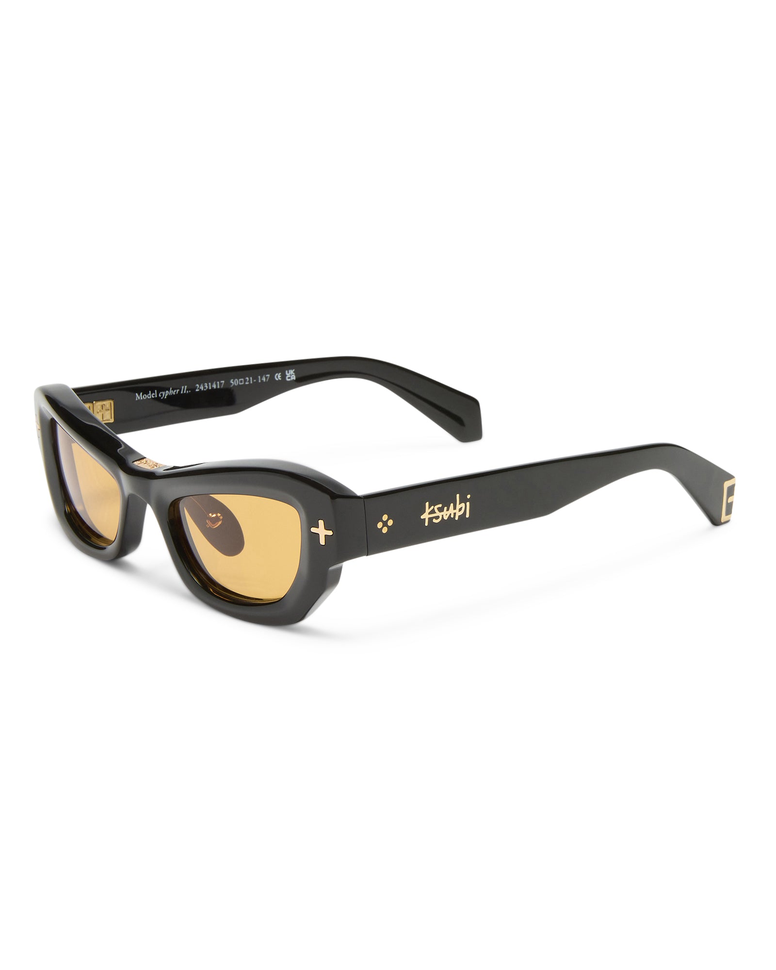 CYPHER Polarized Sunglasses for Men & Women - Black & Gold UV Protection - Perfect for Driving, Beach & Outdoor Activities