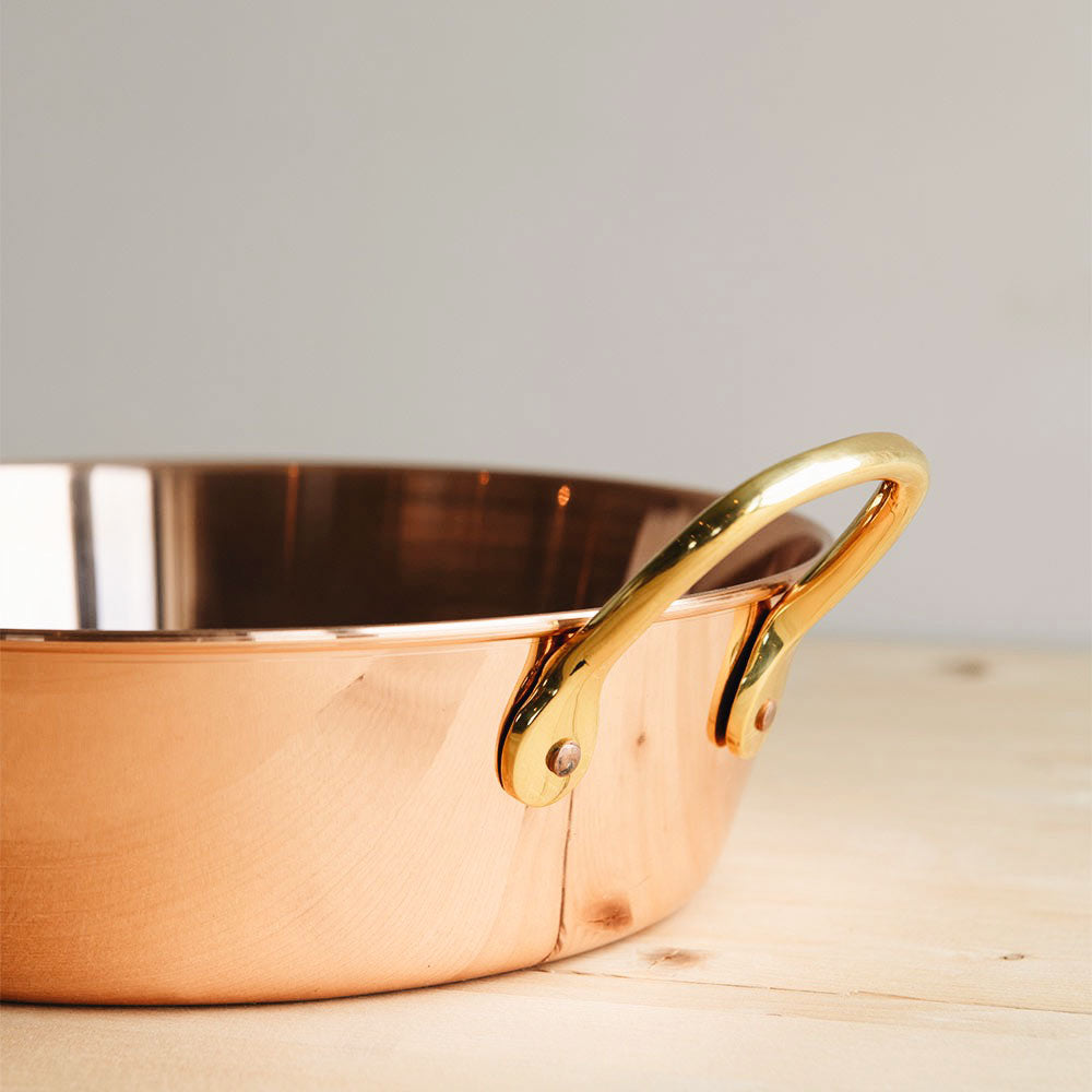 Premium Copper Nonstick Frying Pan - 10 Inch Skillet for Healthy Cooking, Even Heat Distribution - Perfect for Sautéing, Frying & Omelets