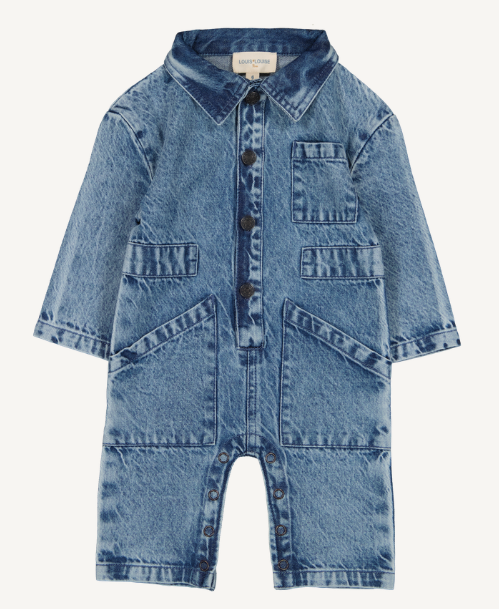 Louis Louise Baby Boys Girls Building Overalls (6 Months to 2 Years) - Perfect for Playtime, Daycare & Outdoor Adventures