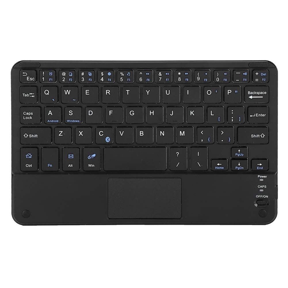 Ultra Slim 7-inch Bluetooth Keyboard with Touchpad - Wireless Scissor Feet Design for Laptop, Tablet, and PC - Perfect for Home Office, Travel, and Remote Work