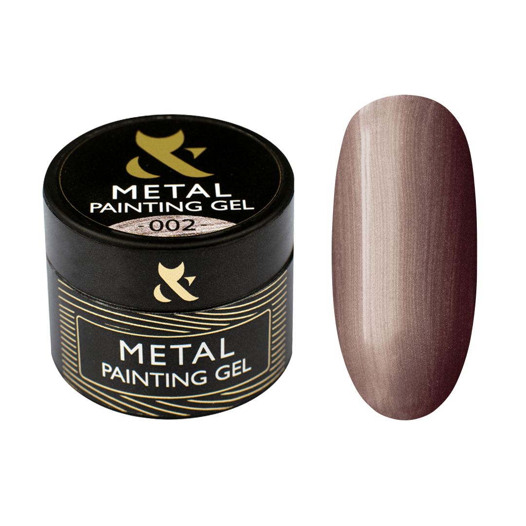 Premium F.O.X Metal Painting Gel 002 - High-Quality Metallic Finish for DIY Crafts, Home Decor & Automotive Touch-Ups | Perfect for Metal Restoration, Furniture Upcycling & Artistic Projects