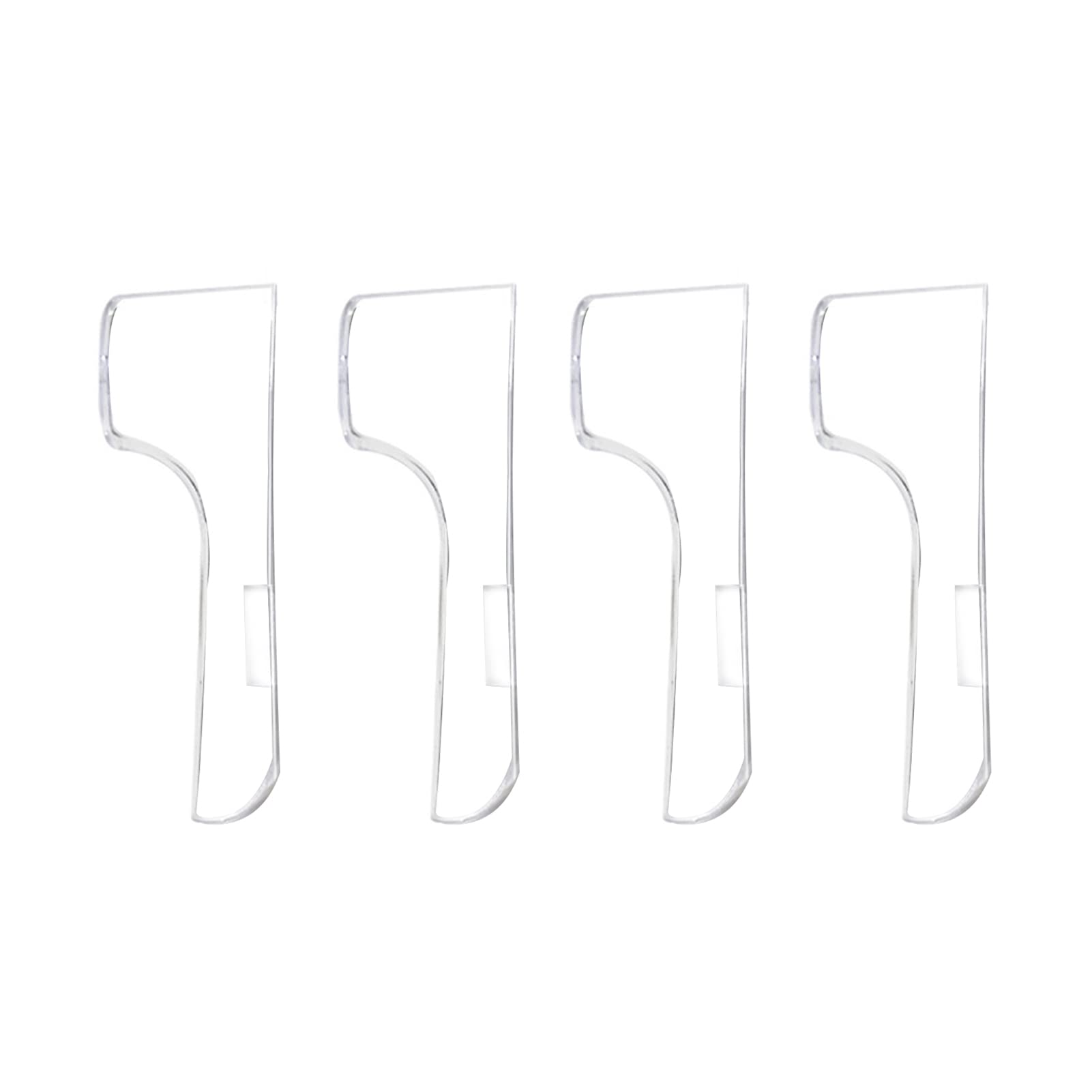 4-Pack Electric Toothbrush Head Holder - Hygienic Storage Organizer Compatible with Most Brands | Perfect for Bathroom Countertop & Travel Accessories