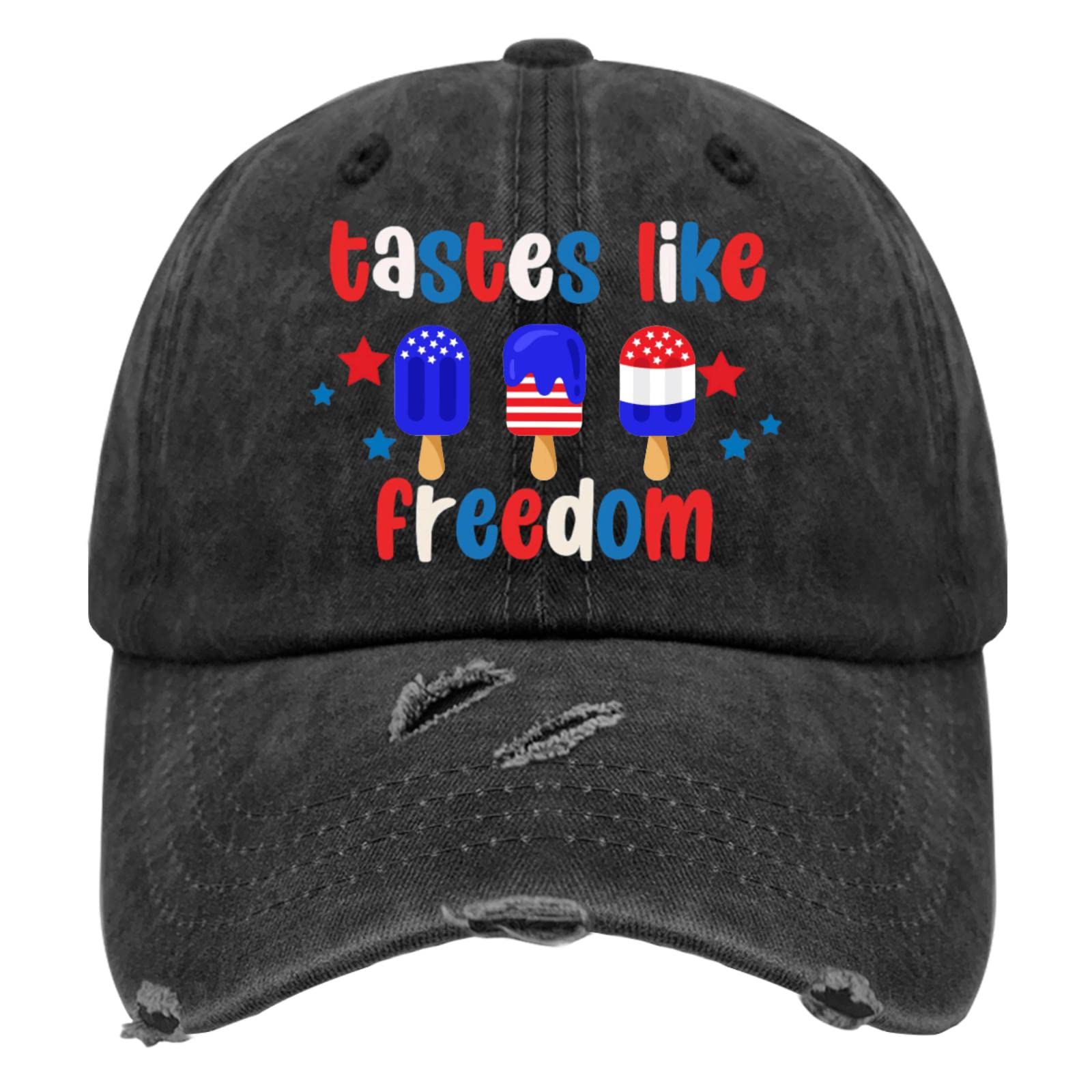 4th of July Patriotic Baseball Cap for Men & Women - Adjustable American Flag Hat - Perfect for Independence Day Celebrations, BBQ Parties & Fireworks Shows