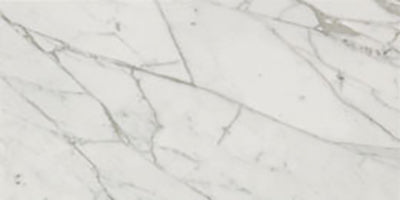 MarvelPro 600x300 Matt Statuario White Marble Tile Sample - Perfect for Kitchen Backsplash, Bathroom Walls & Flooring Renovation