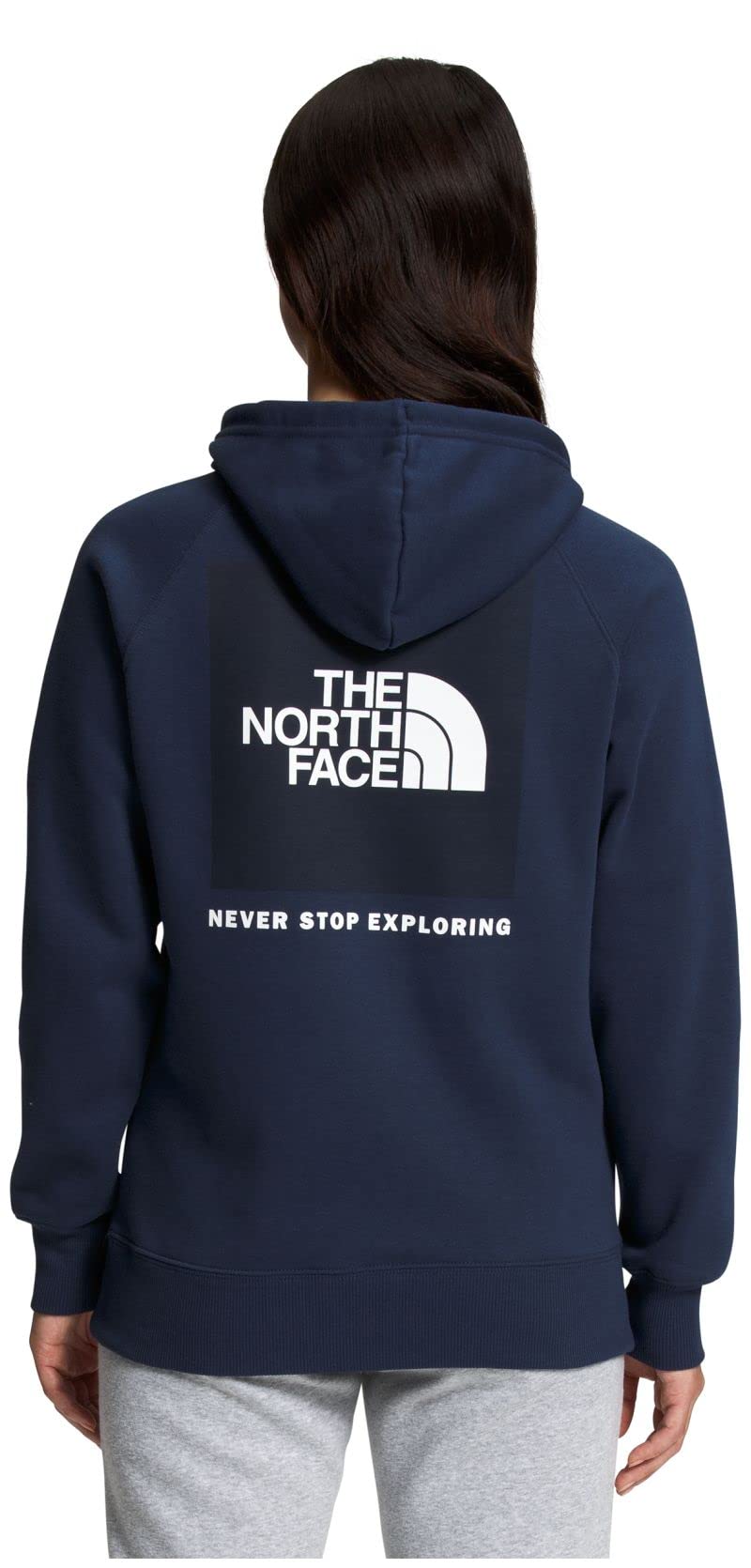 The North Face Box NSE Pullover Hoodie - Men's & Women's Fleece Jacket for Outdoor Hiking, Camping & Casual Wear