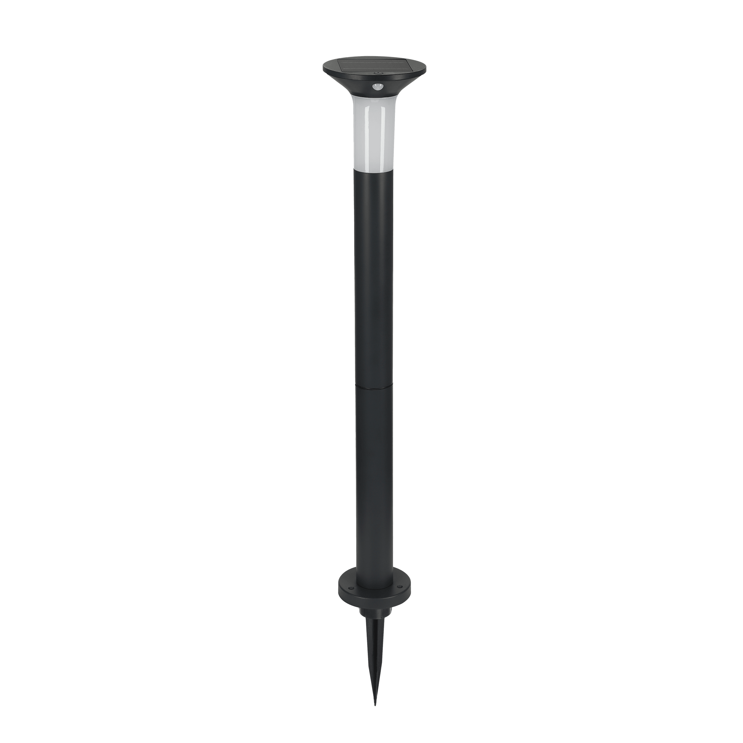 Eglo Corbezzola Grey Solar LED IP44 Outdoor Bollard Path Light - Waterproof Garden Landscape Lighting for Walkways, Driveways, and Patios