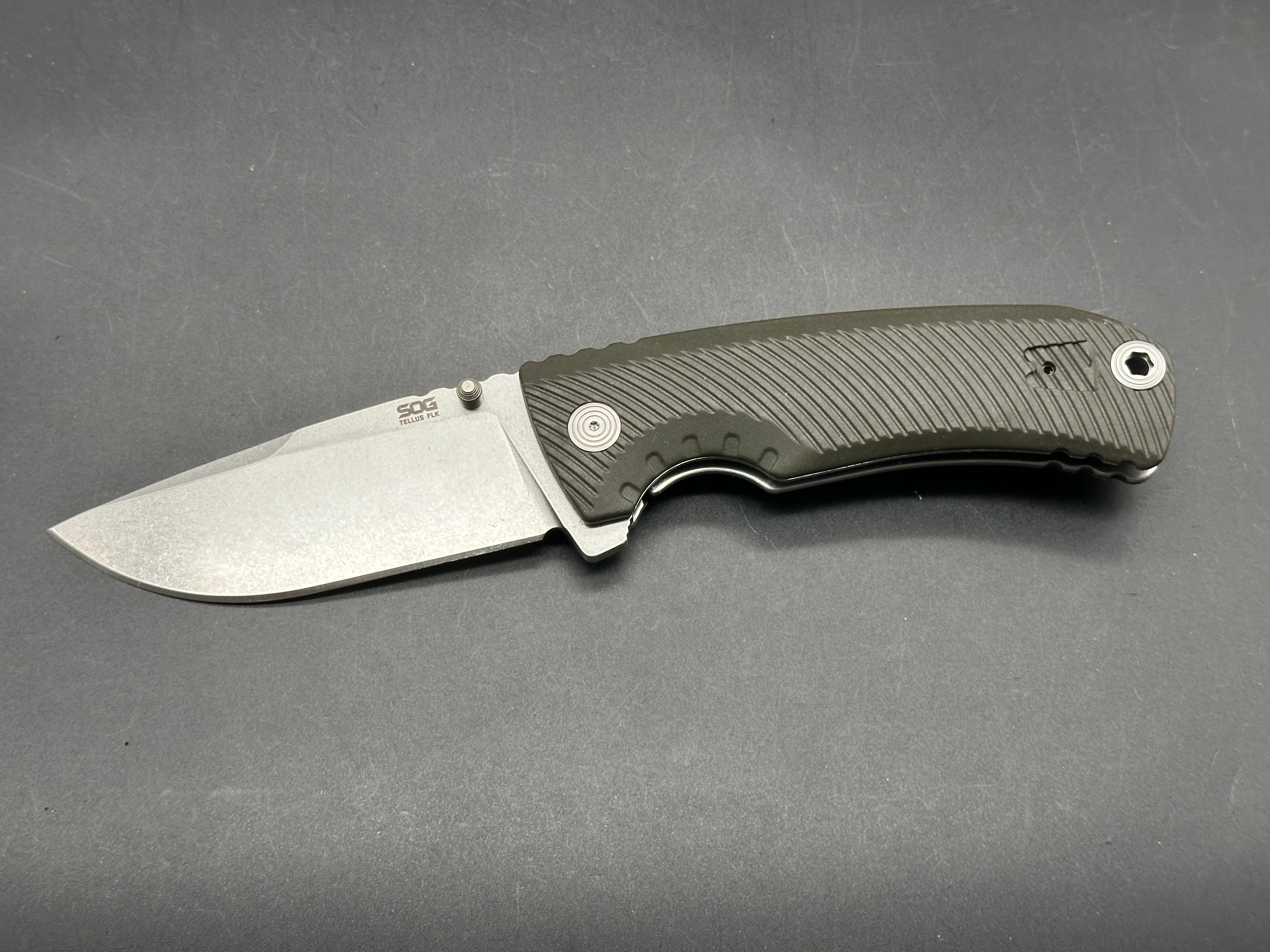 SOG Tellus FLK Folding Knife - 3.65