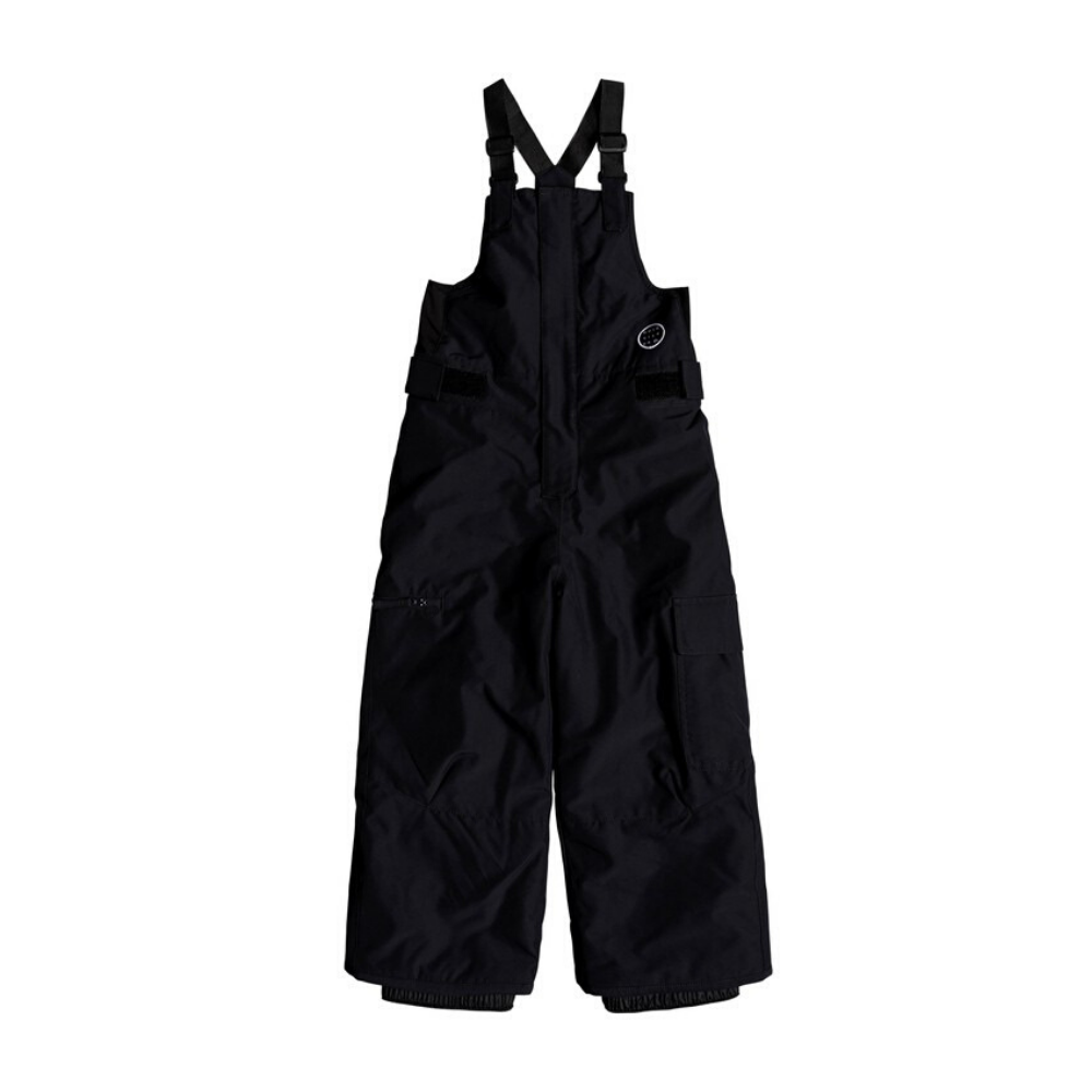Quiksilver Boogie Bib Ski Pants for Men & Women - Waterproof Snowboard Pants with Adjustable Suspenders - Black for Winter Sports & Outdoor Adventures