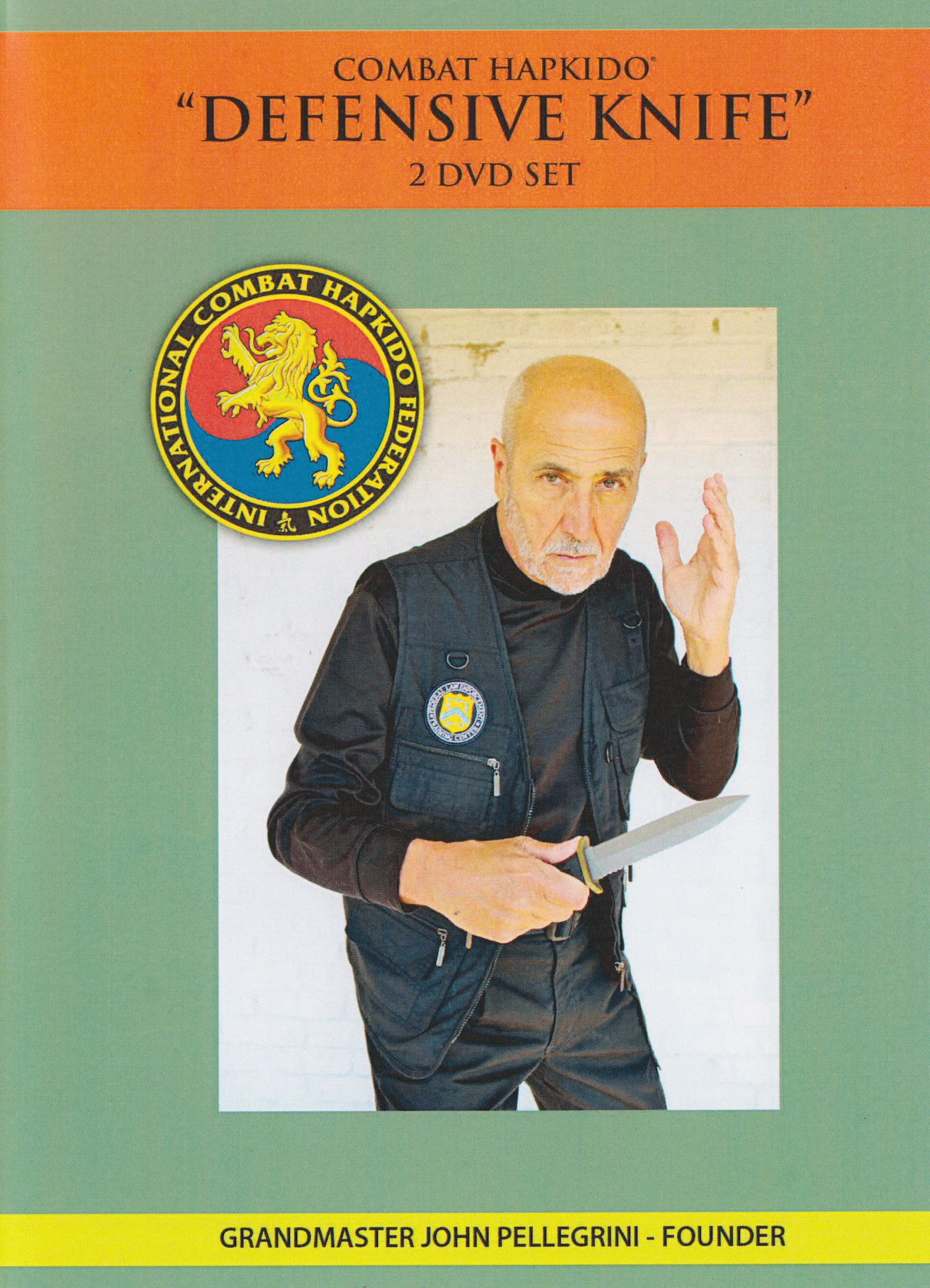 Combat Hapkido Defensive Knife Training - 2 DVD Set by Master John Pellegrini | Self-Defense Techniques for Home & Street Protection