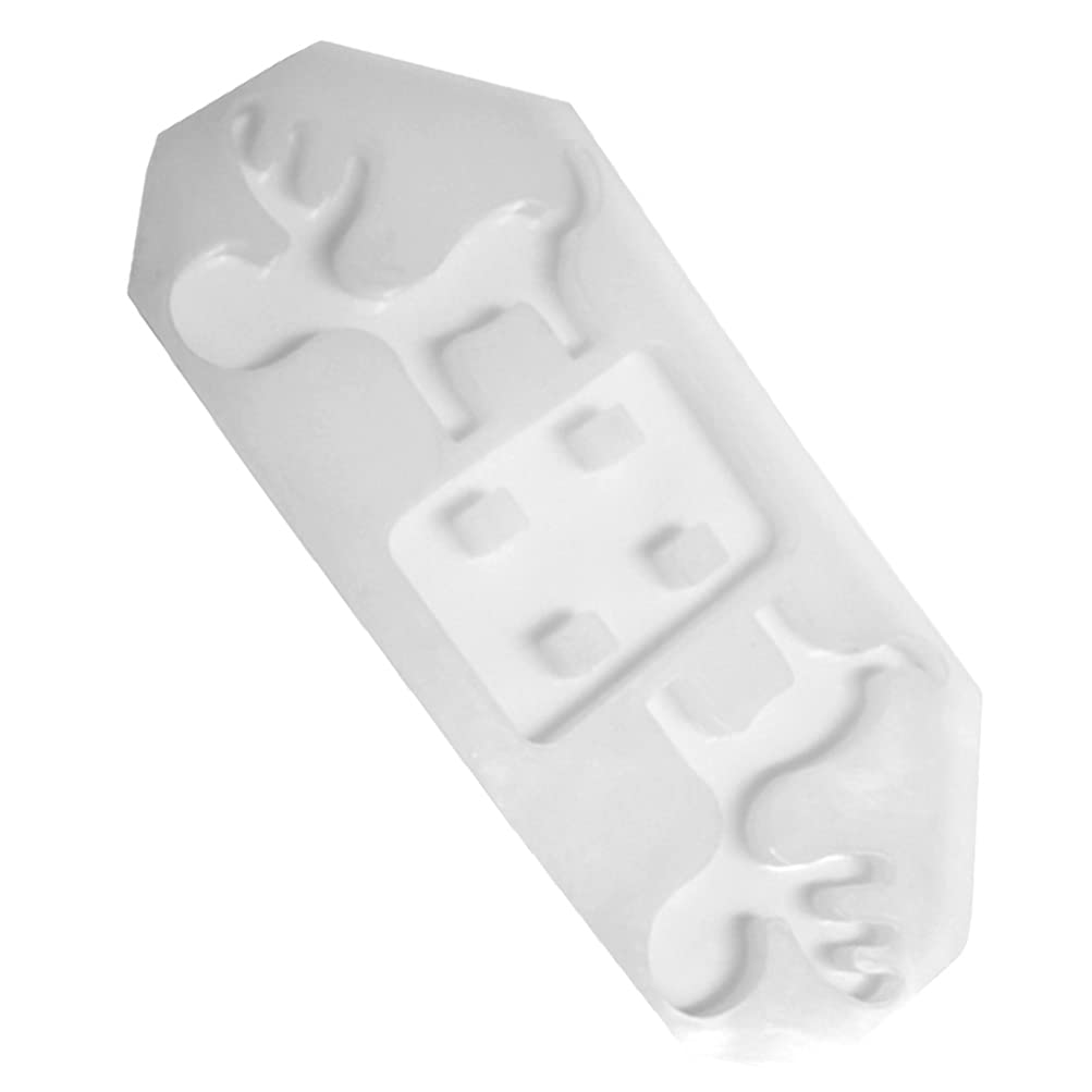 Healifty DIY Elk-Shaped Phone Stand Mold - Handmade Craft Bracket for DIY Phone Holder - Perfect for Home, Office, and Gift Making