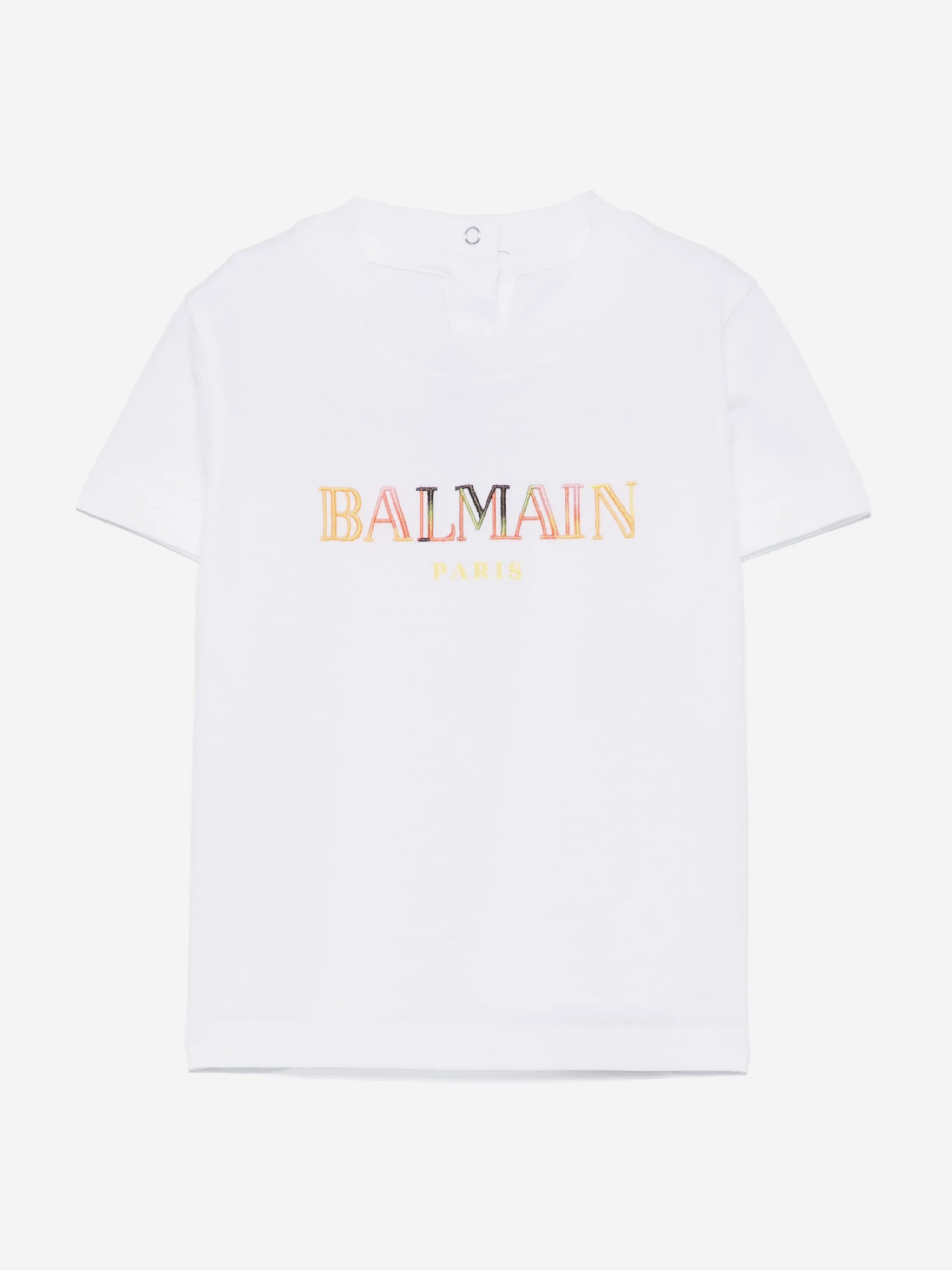 Baby Logo T-Shirt in White - Soft Cotton Comfort for Infants & Toddlers - Perfect for Playdates, Family Photos & Everyday Wear