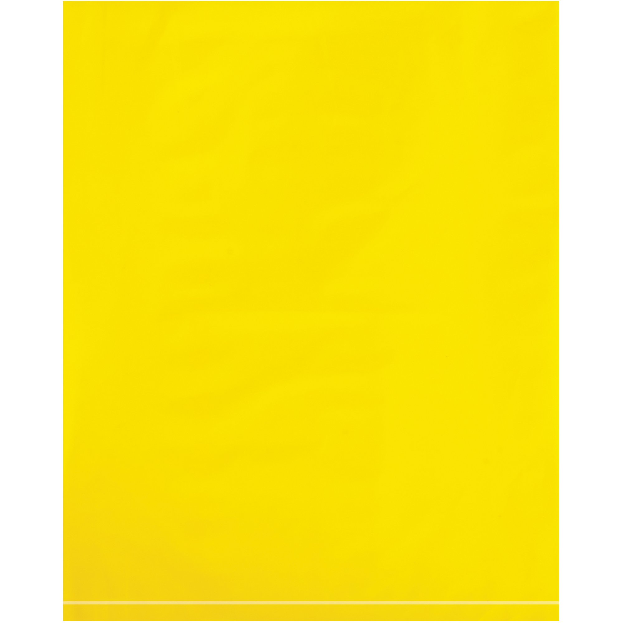 8x10 Inch 2 Mil Yellow Flat Open Plastic Poly Bags (1000 Pack) - Perfect for Retail Packaging, Crafts & Small Business Shipping