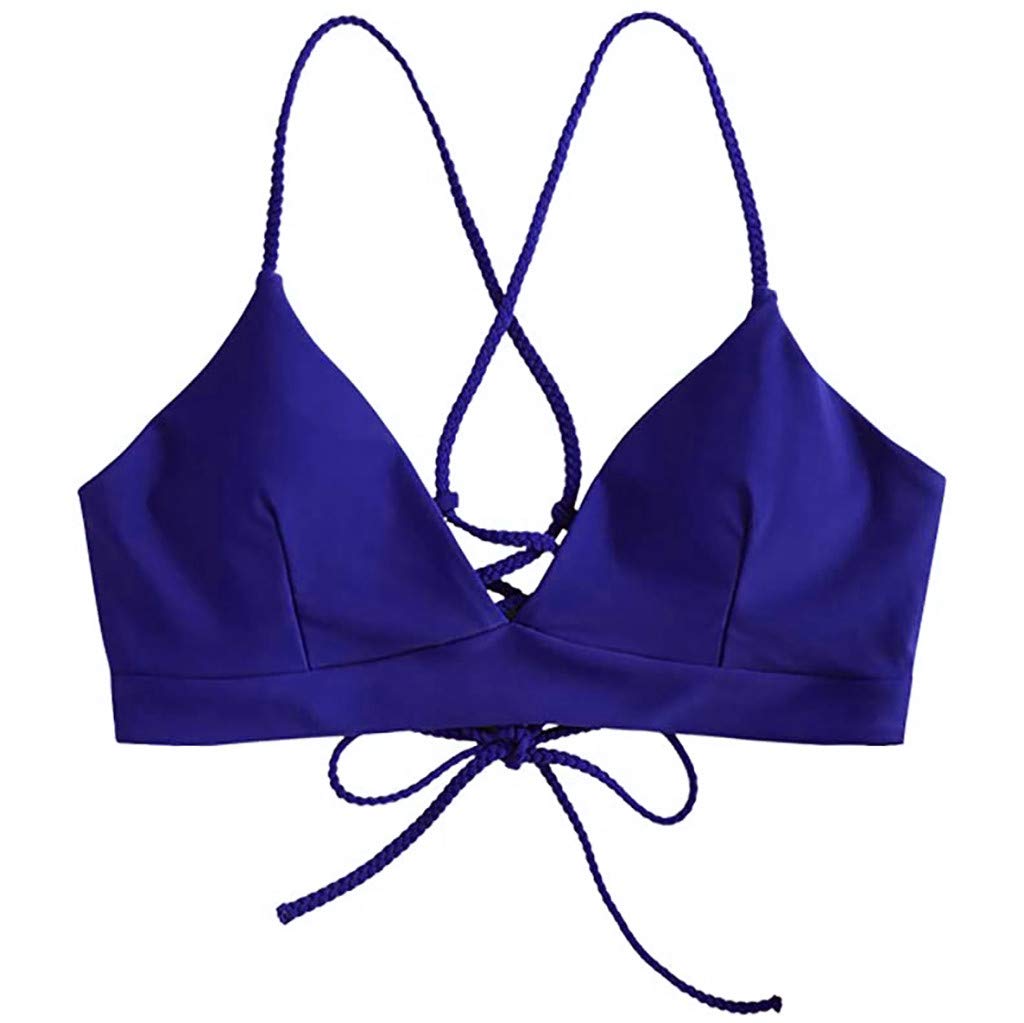 Sexy Push-Up Bikini Top - Women's Padded Bandage Swimsuit for Beach & Pool - Perfect for Summer Vacations, Swim Parties & Tropical Getaways