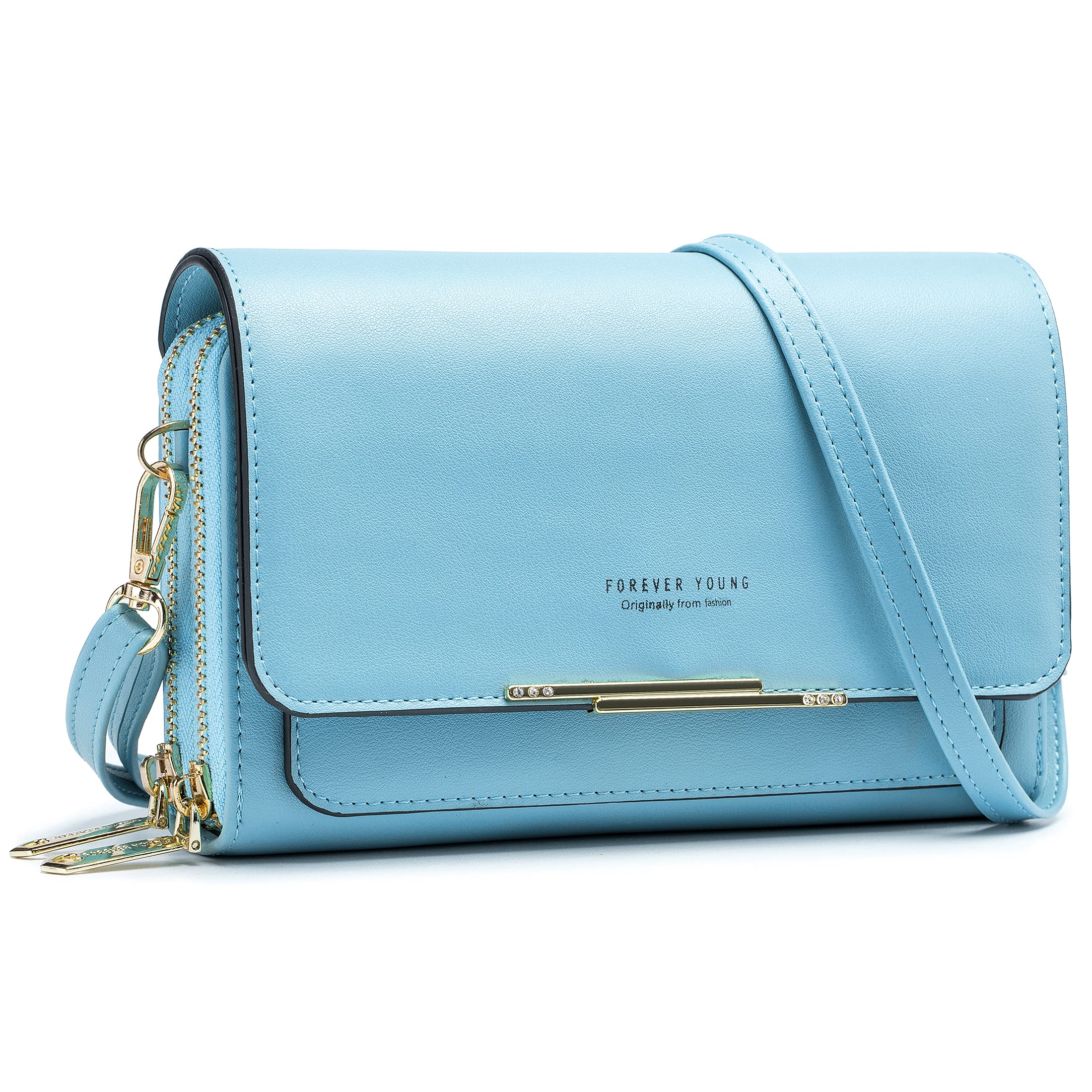 Roulens Women's Small Crossbody Bag - Stylish Shoulder Purse with Phone Pocket & Credit Card Slots | Perfect for Everyday Use, Travel, and Shopping
