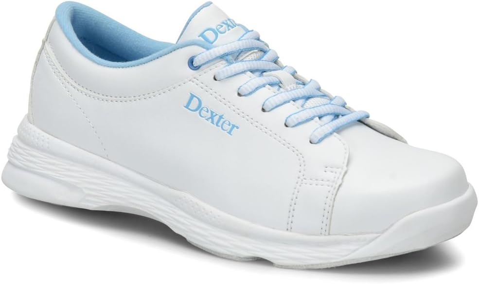 Dexter Raquel V Jr. Youth Bowling Shoes - White/Blue - Perfect for League Play & Tournament Performance