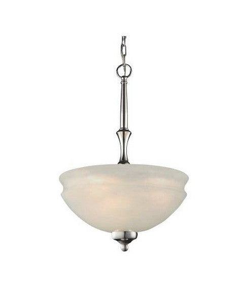 Z Lite Lighting 303P 3-Light Modern Pendant Chandelier in Polished Nickel Finish - Elegant Dining Room Lighting for Kitchen Island, Entryway, or Bedroom