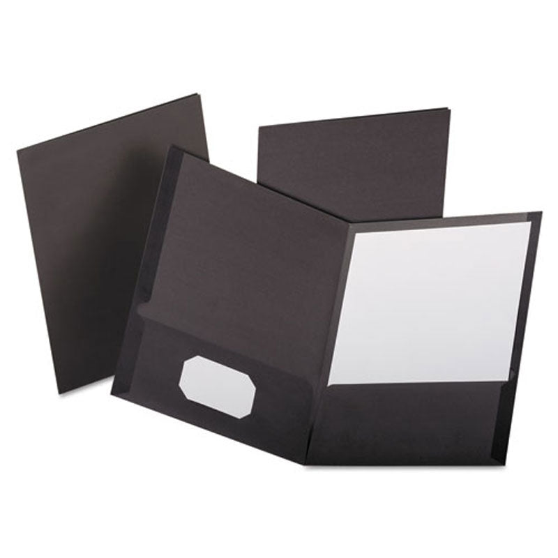 Premium Linen Twin Pocket Folders - Letter Size (8.5