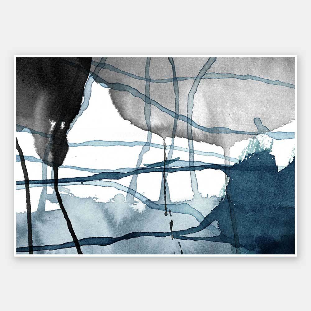 Eternal Winter Unframed Art Print - Nordic Winter Landscape Wall Decor for Home, Office & Gifts - Perfect for Living Room, Bedroom & Winter Themed Spaces