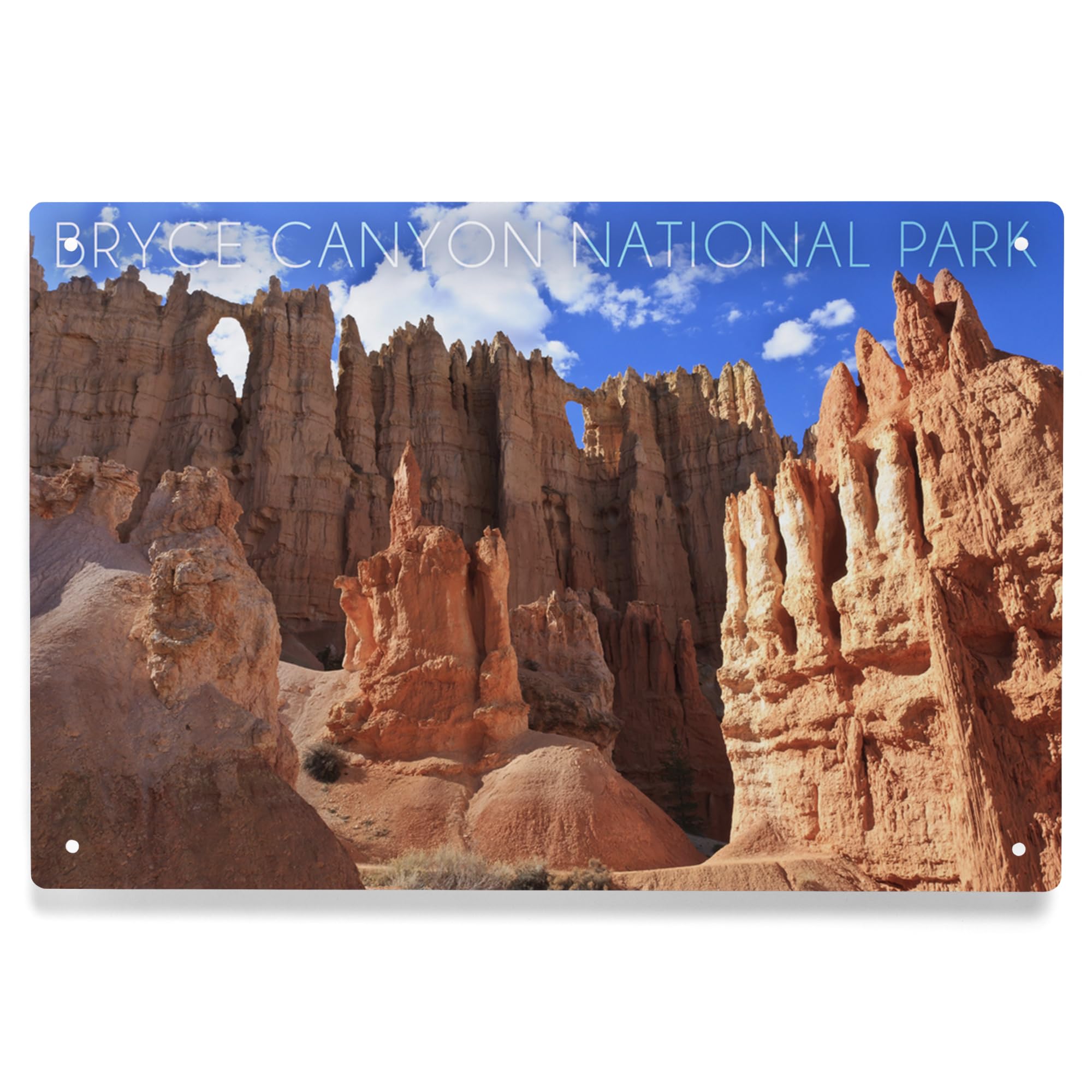 Lantern Press 6x9 Inch Bryce Canyon National Park Metal Sign - Wall of Windows Utah Wall Art for Home, Office, or Outdoor Decor