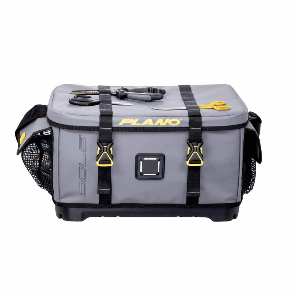 Plano 3700 Z Series Tackle Bag - Waterproof Fishing Gear Storage Box for Lures, Hooks & Accessories - Perfect for Bass, Trout & Saltwater Fishing Trips