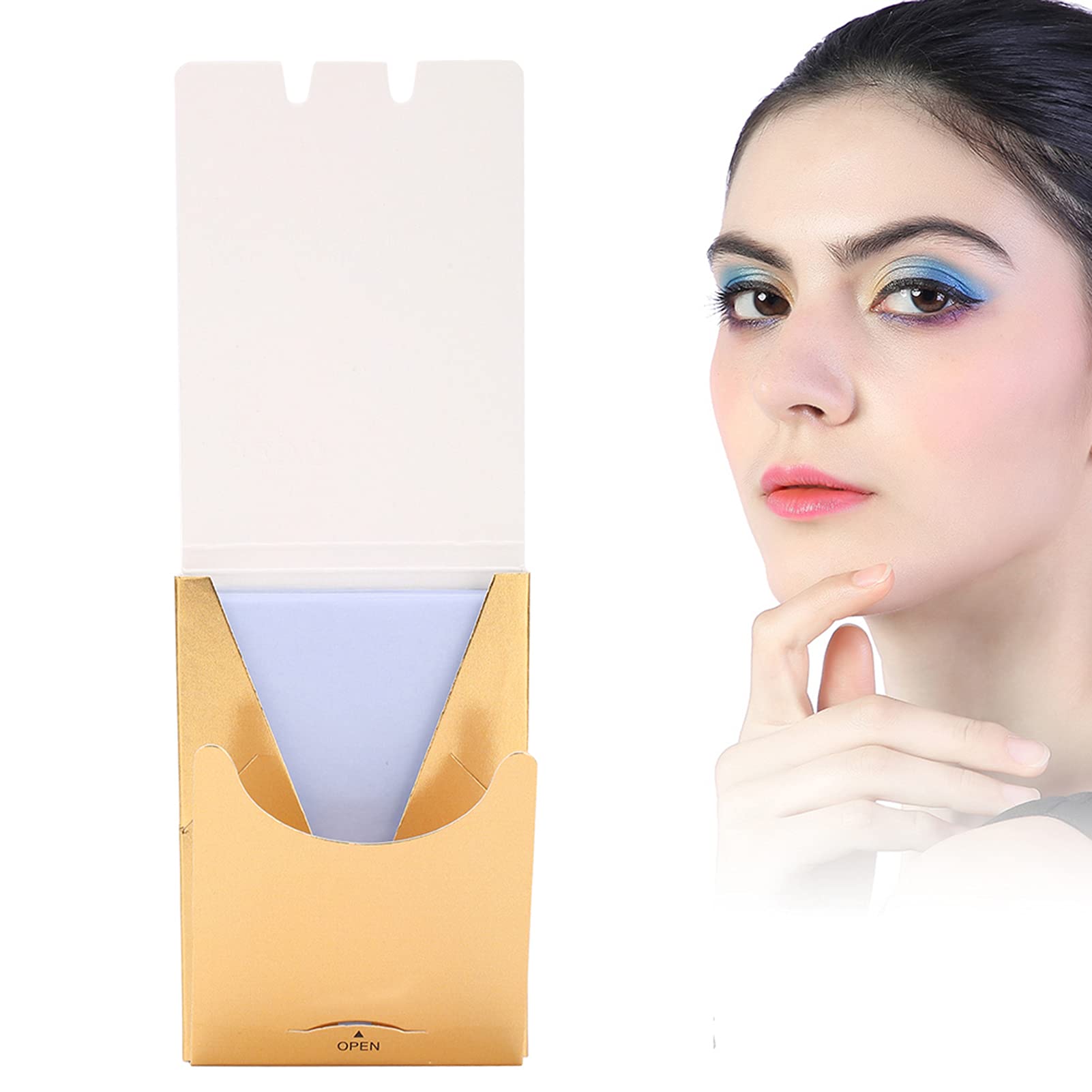 Lavender Oil Absorbing Sheets for Face - Premium Oil Blotting Paper for Oily Skin Care, Remove Excess Oil & Shine | Portable Facial Tissues for On-the-Go Use, Makeup Touch-Ups & Shine Control