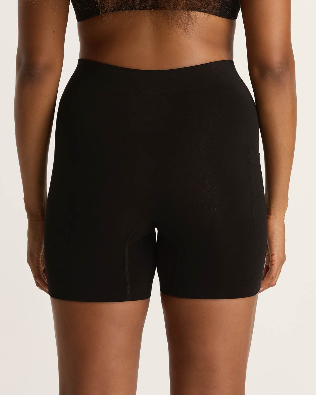 Seamless Men's Underwear with Pockets - 6 Pack Black - Comfortable for Daily Wear, Workout & Travel