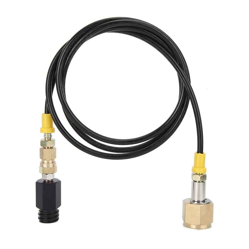 1.5M W21.8-14 DIN477 CO2 Tank Adapter Soda High Pressure Hose Kit for SodaStream - Home & Office Carbonation Accessories - Perfect for DIY Sparkling Water & Soda Making