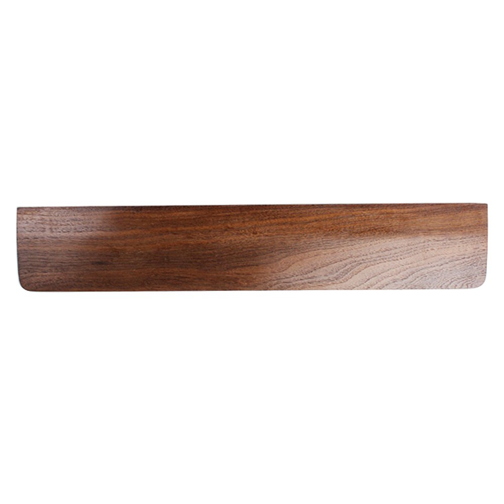 Handmade Wooden Mechanical Keyboard Wrist Rest - Black Walnut for 87-Key TKL Keyboards | Ergonomic Support for Typing & Gaming Comfort