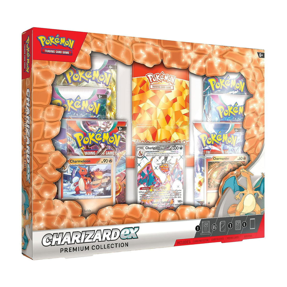 Pokémon Charizard ex Premium Collection – Rare Trading Card Set for Collectors & Battles | Perfect for Tournaments, Gifts & Display