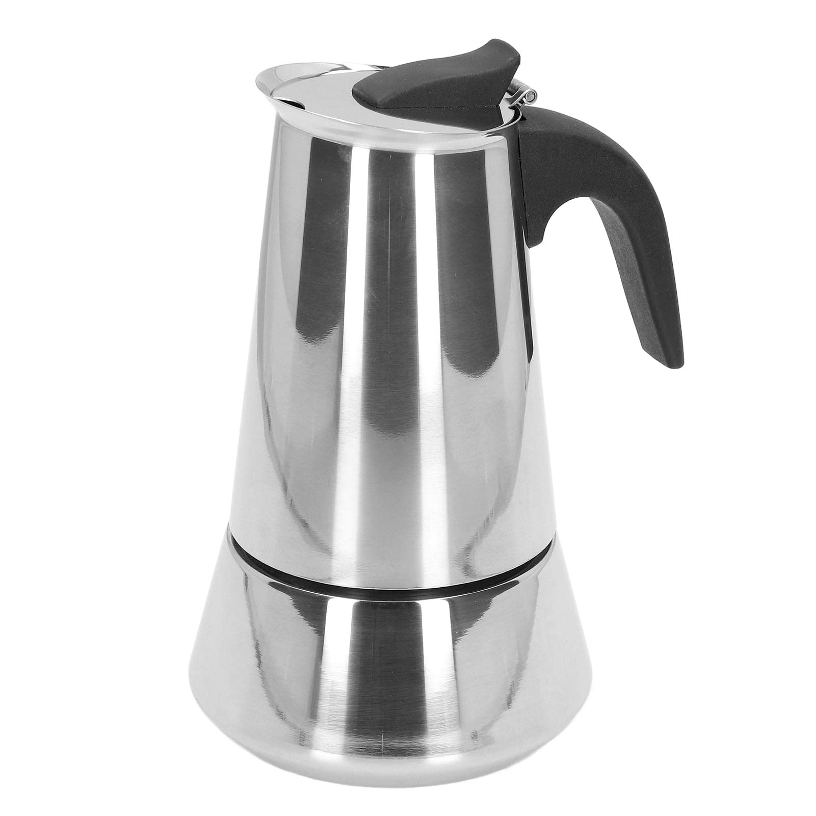 Stovetop Espresso Maker - 300ml Italian Moka Pot, Stainless Steel Coffee Machine for Rich & Full-Bodied Espresso | Perfect for Home, Travel & Office Use | Durable & Food Safe Design