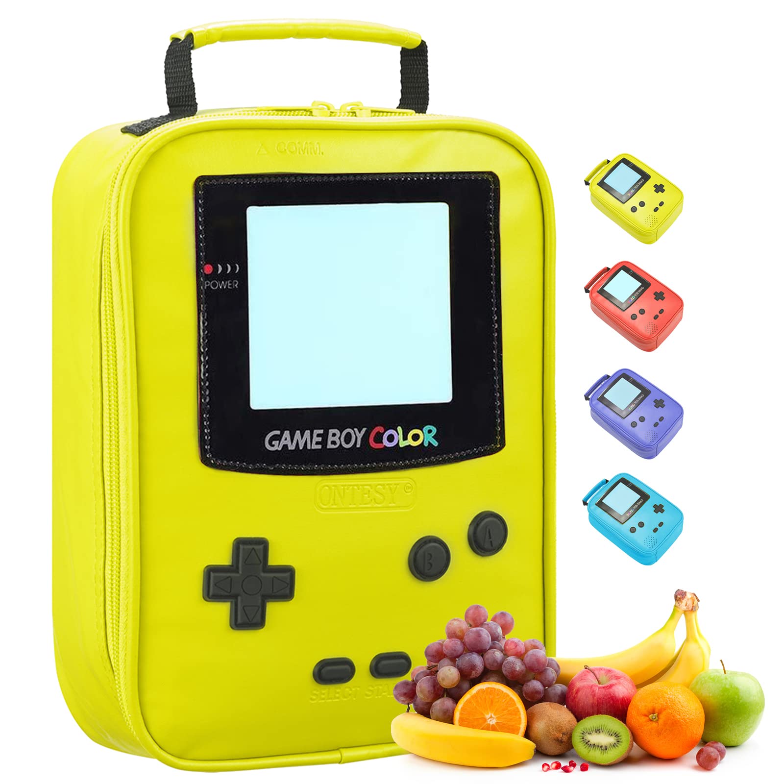 **Hairao Insulated Kids Lunch Box - Soft Thermal Lunch Bag for Boys & Girls, Gameboy Style Mini Cooler, Back to School Meal Tote Kit for Teens - Perfect for School, Picnics & Travel**