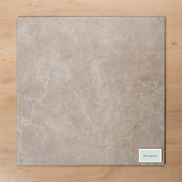 Avalon Grey Matte Porcelain Tile 600x600mm - Premium Floor and Wall Tile for Bathroom, Kitchen, and Living Room Renovation