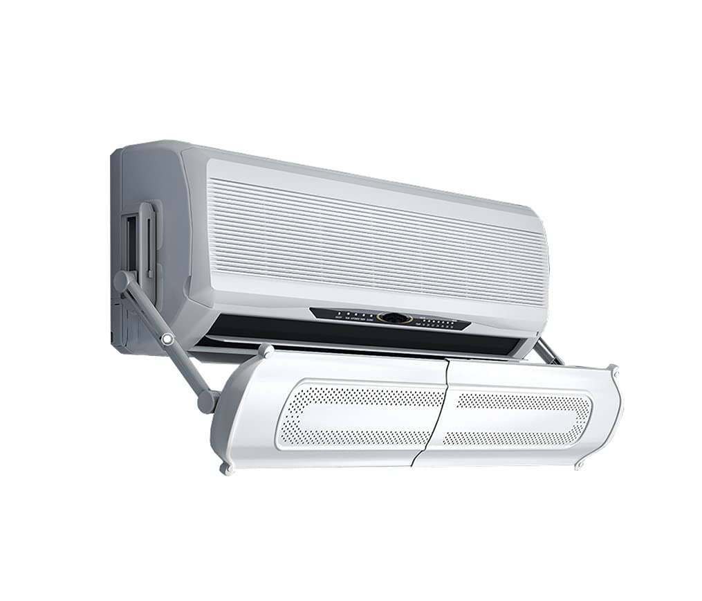 Adjustable Air Conditioner Deflector - 75cm to 108cm Windshield for Direct Airflow Prevention | Home & Office AC Baffle Guide Cover (1 Piece) | Perfect for Bedrooms, Living Rooms & Workspaces