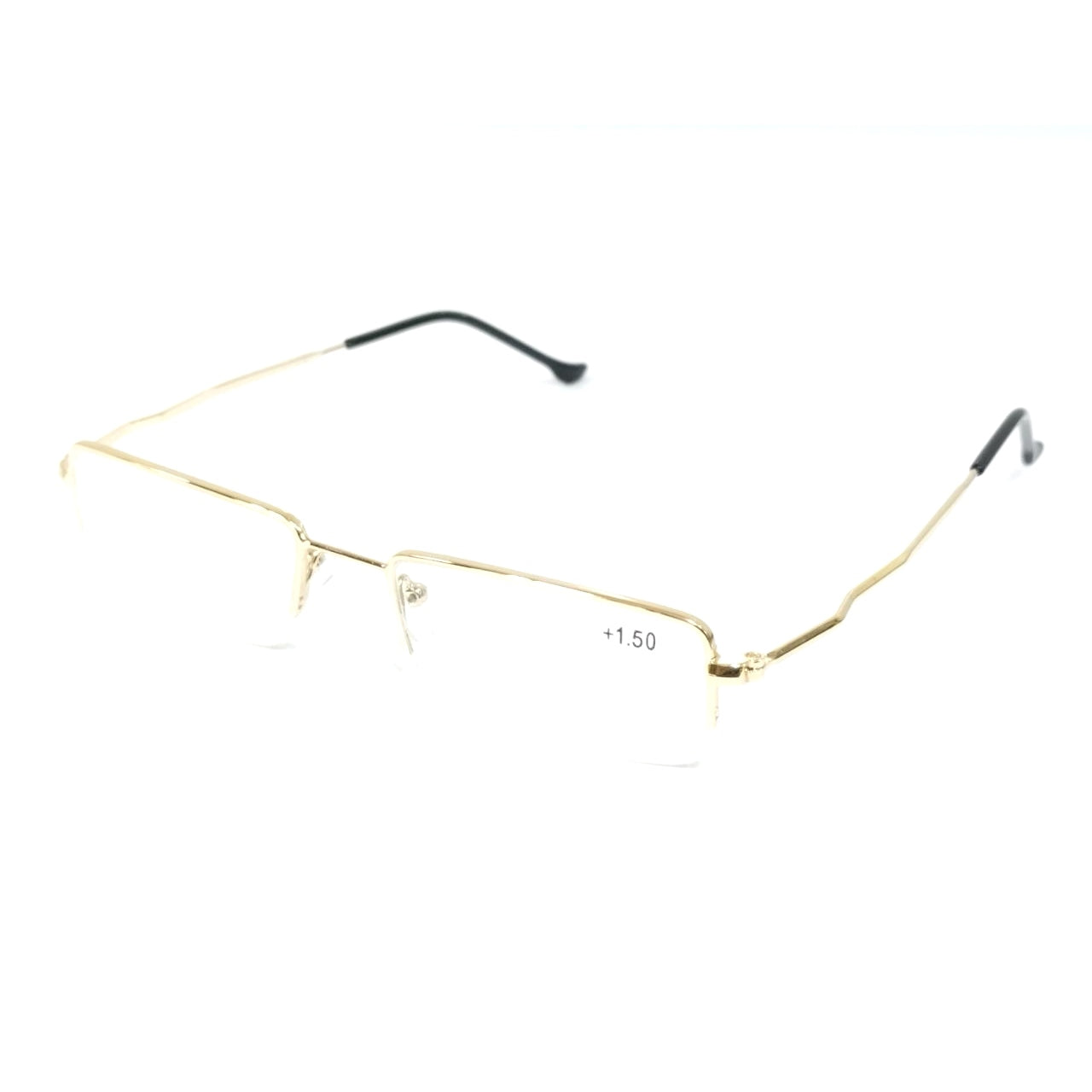 Premium Ultra Lightweight Metal Supra Gold Reading Glasses for Women & Men - Fashionable & Comfortable Eyewear for Reading, Working & Daily Use