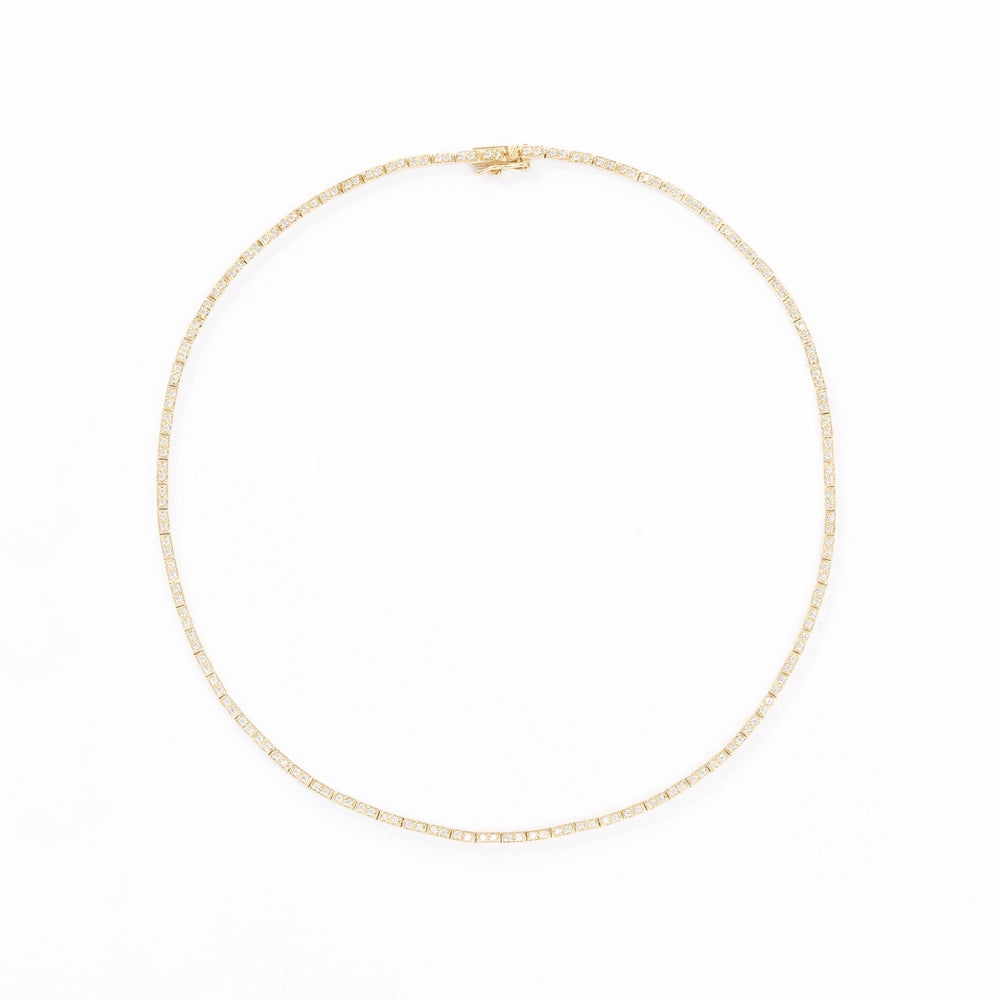Elegant Gold Line Necklace for Women - Minimalist Layering Jewelry - Perfect for Everyday Wear, Date Nights & Gifting