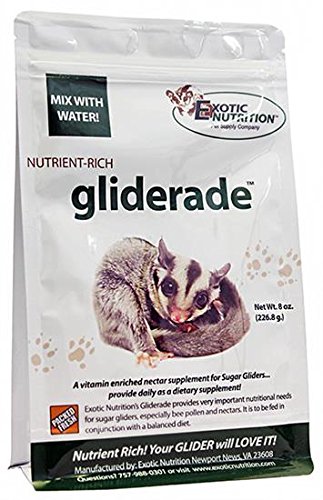 Exotic Nutrition Gliderade Nectar Powder (10 lb) - Vitamin-Enriched Sugar Glider Food Supplement with Essential Carbohydrates - for Small Marsupial Pets - Perfect for Daily Feeding & Nutritional Support