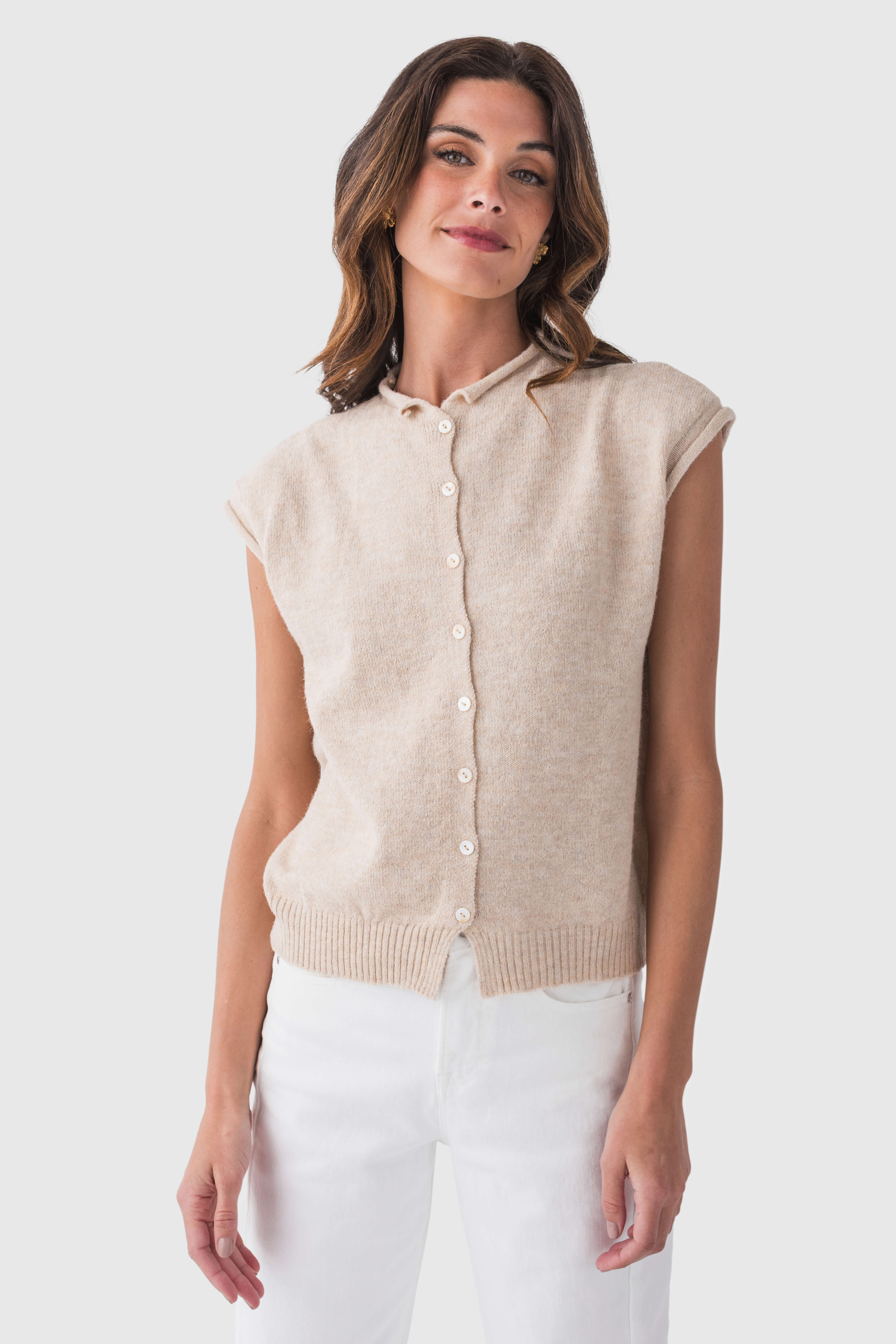 Piper Vest Cardigan for Women - Stylish Knit Cardigan with Pockets - Perfect for Layering in Fall & Winter | Office, Casual, Travel Outfits