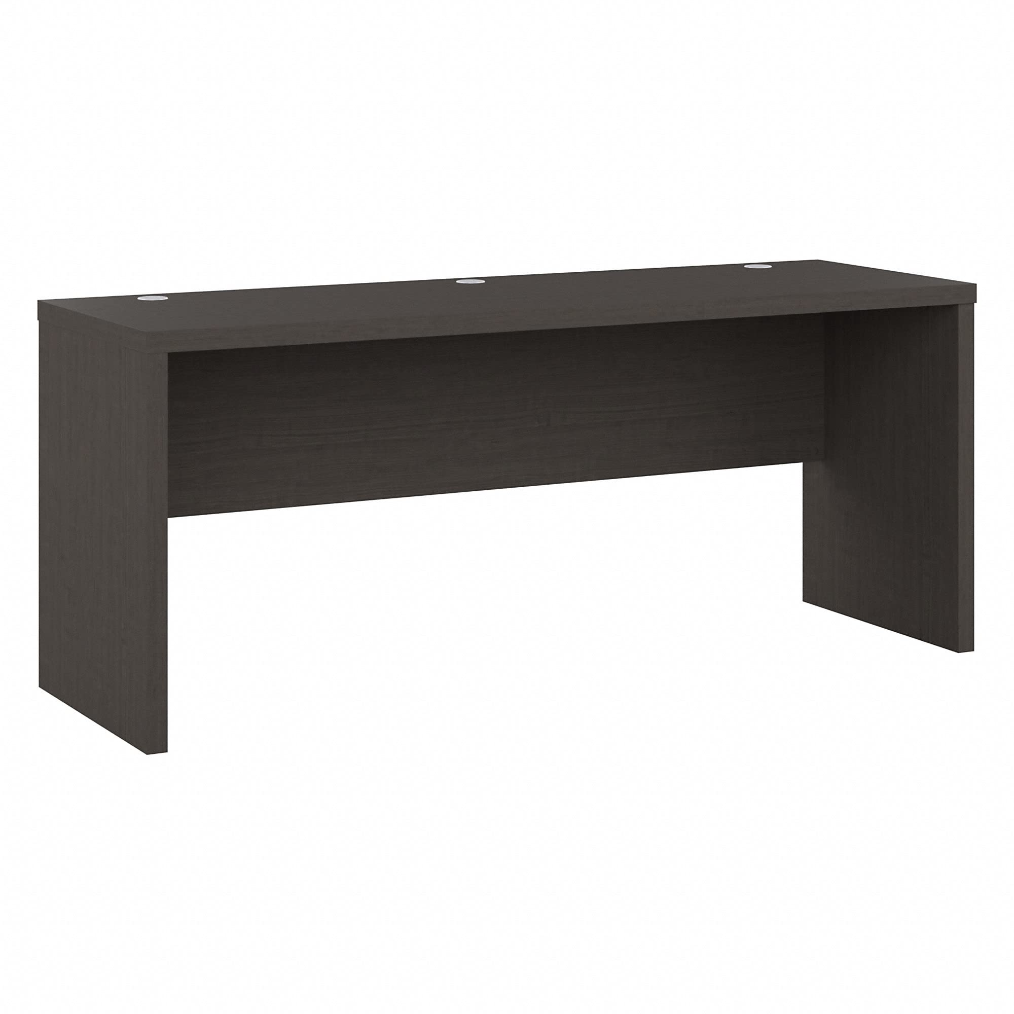 Bush Business Furniture Echo Computer Desk - Charcoal Maple Finish, Home Office Desk for Work & Study, Ergonomic Design for Comfortable Workspace