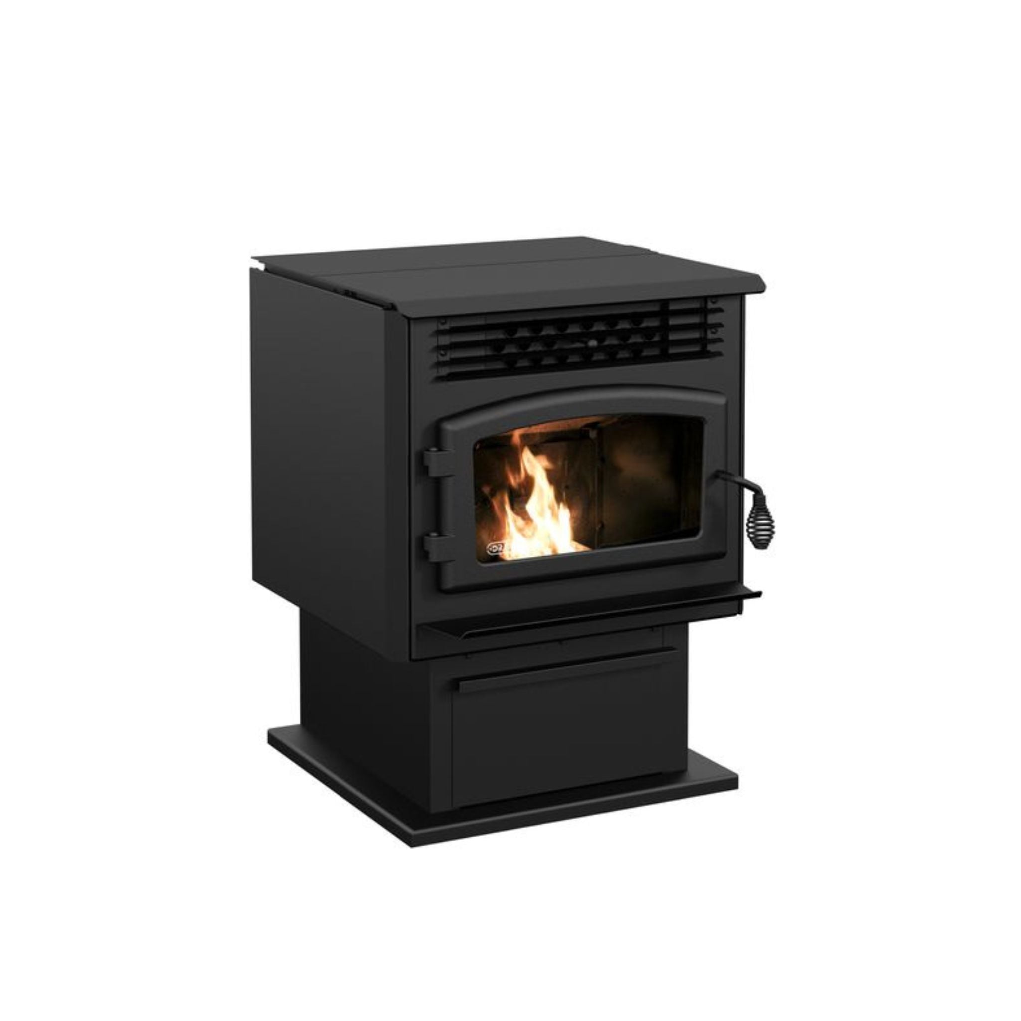Drolet Eco 55 Pellet Stove DP00070 - High Efficiency EPA Certified for Home Heating | Perfect for Living Rooms, Cabins & Energy-Efficient Spaces