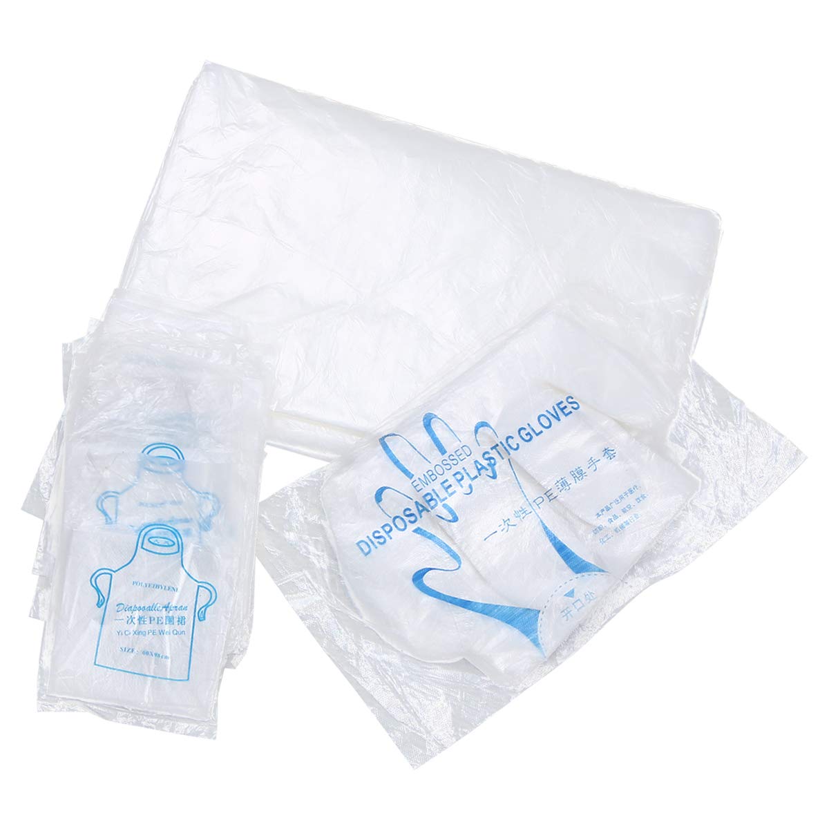 SUPVOX 230 in 1 Tie Dye DIY Kit with Waterproof Aprons, Gloves & Plastic Sheets - Easy Fabric Dyeing for Shirts, Kids & Adults - Perfect for Parties, Group Activities & Creative Projects