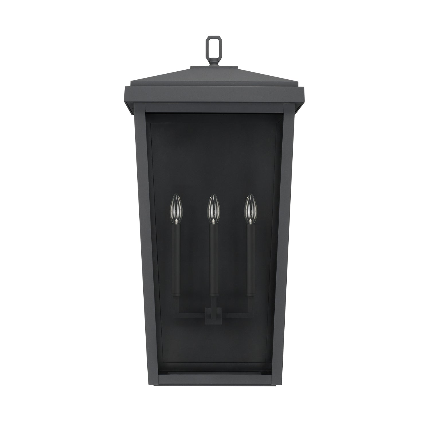 Capital Lighting Three Light Outdoor Wall Lantern - Weatherproof Exterior Sconce for Porch, Patio & Garden Lighting | Durable Outdoor Wall Light Fixture