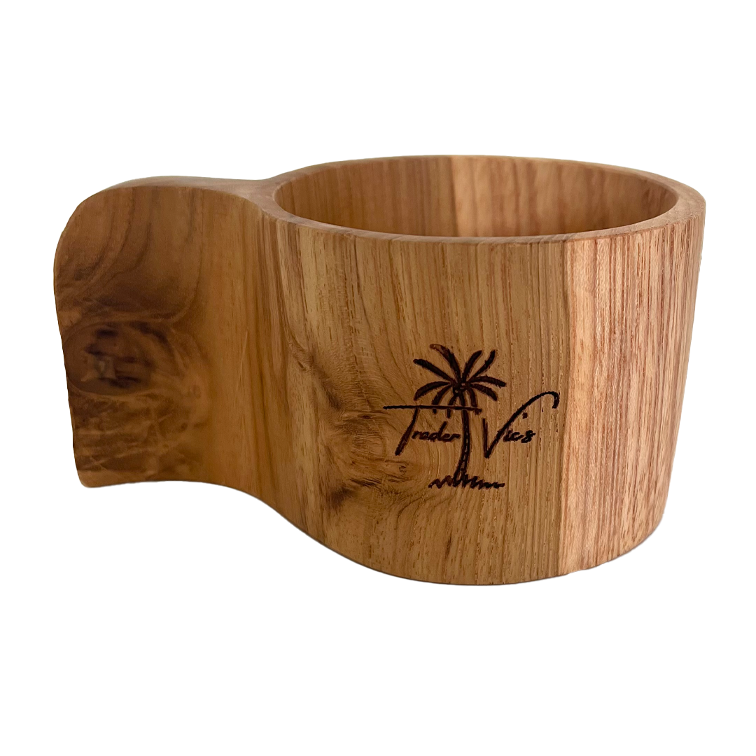 Premium Teak Wood Coffee Mug - Handcrafted Natural Wooden Cup for Hot & Cold Drinks - Perfect for Camping, Travel, and Home Use