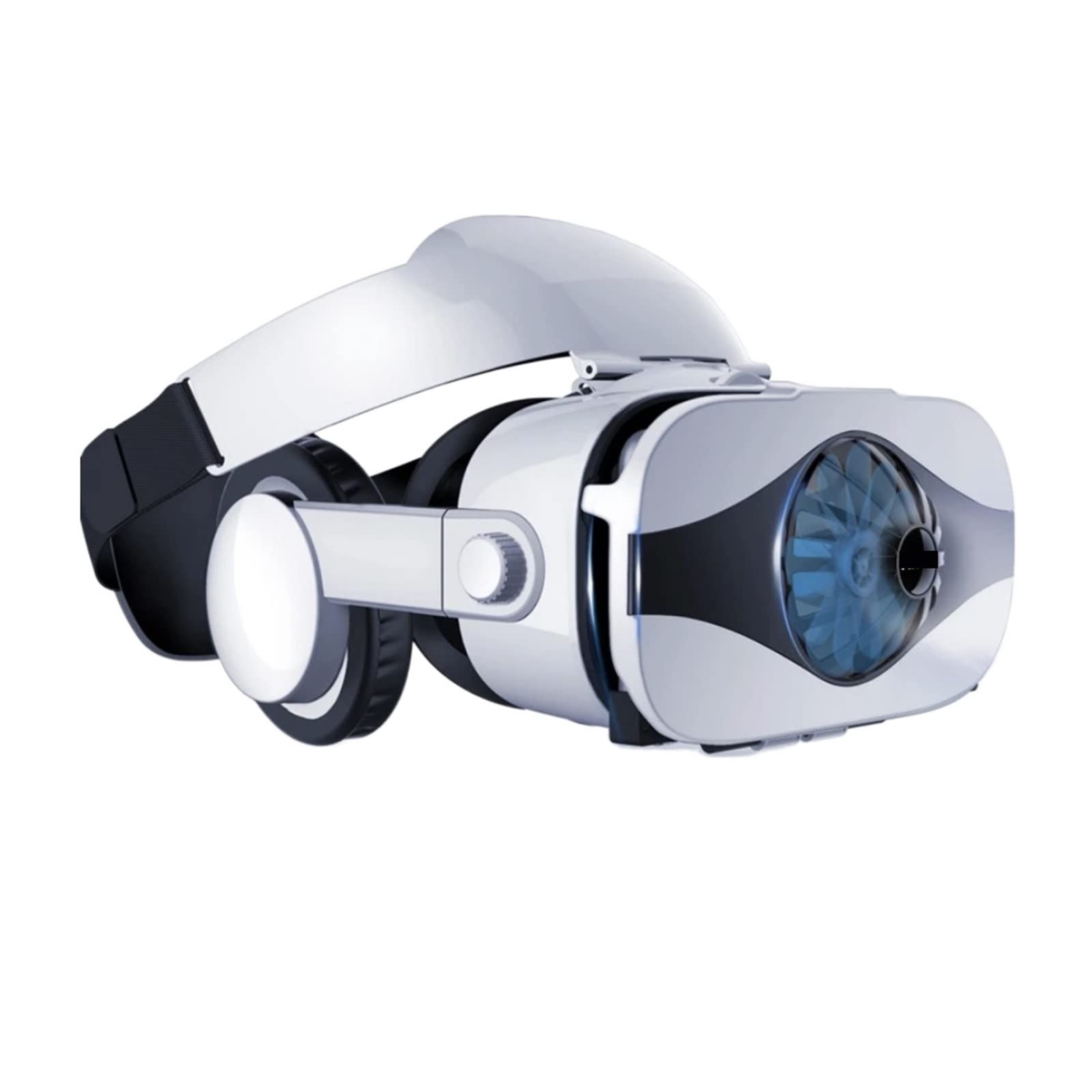 3D VR Headset for Smartphones - Virtual Reality Glasses with 6.3 Inch Lenses & Controller | Compatible with iPhone & Android | Perfect for Gaming, Movies & Immersive Experiences (Color: 5F-Only)