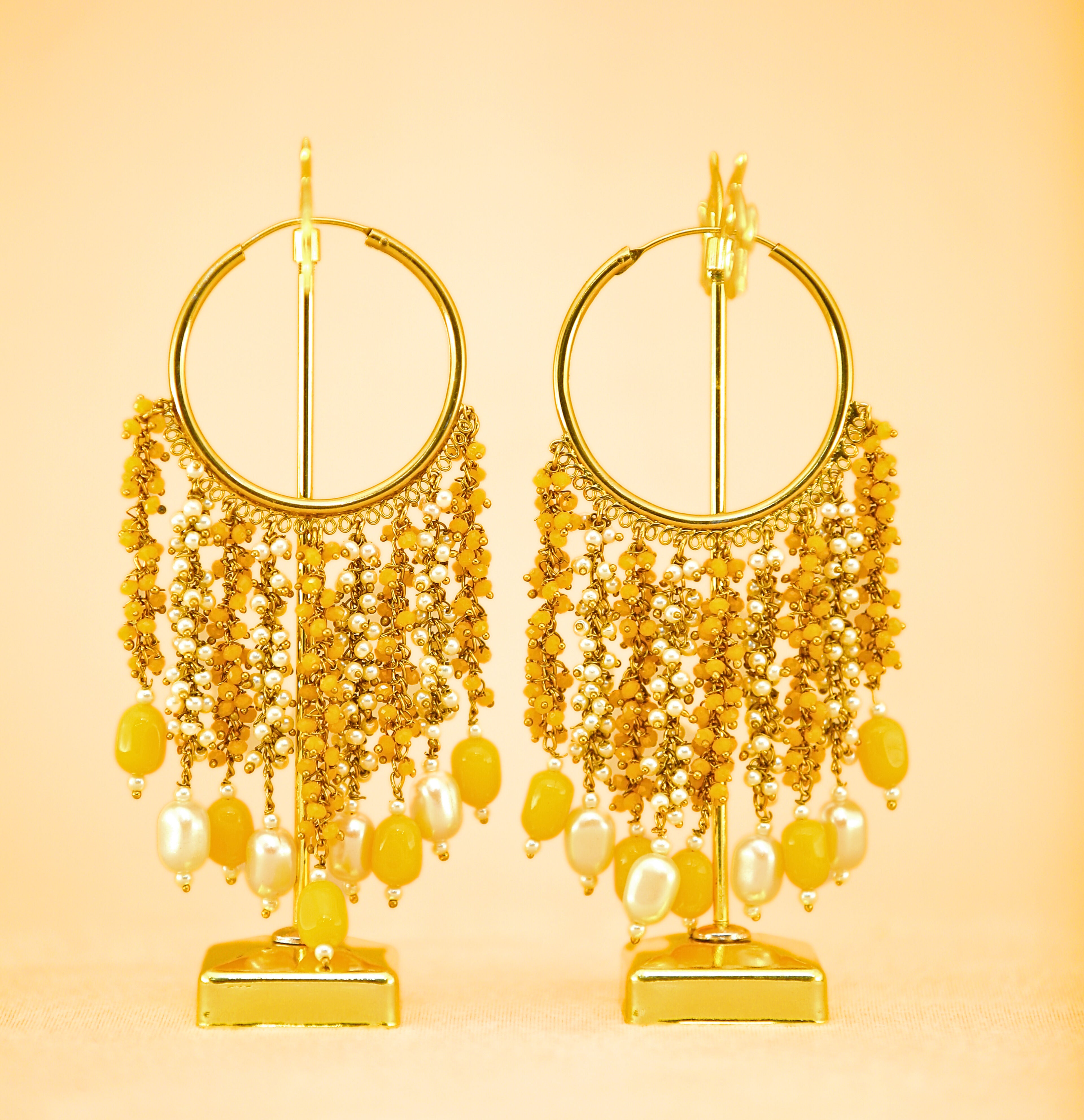KHUSHI BEADS EARRINGS - Handmade Boho Beaded Dangle Earrings for Women | Perfect for Festivals, Weddings & Everyday Wear
