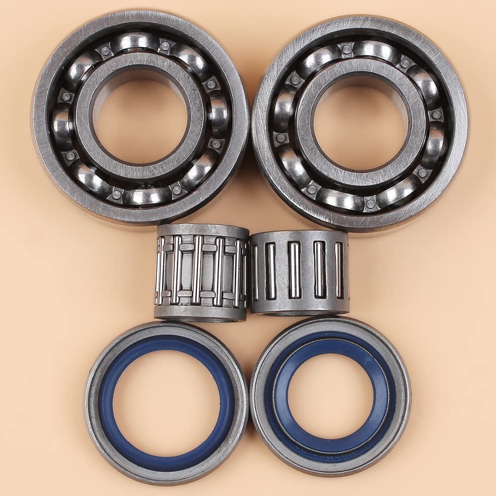 HUSQVARNA 365 371 372 372XP 362 Chainsaw Crankshaft Needle Bearing Oil Seal Kit - Replacement Parts for Chainsaw Repair & Maintenance - Perfect for DIY Mechanics & Professional Loggers