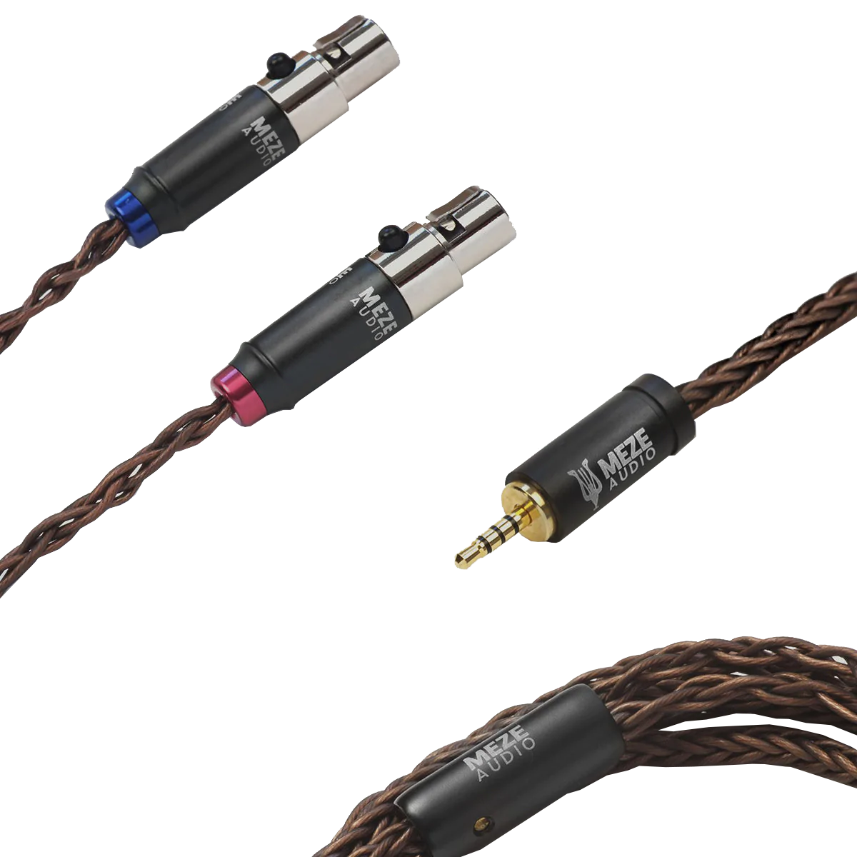 Premium Meze Mini XLR Copper PCUHD Audio Cable for Elite & Empyrean Headphones - Open Box - Perfect for Audiophiles & Studio Recording